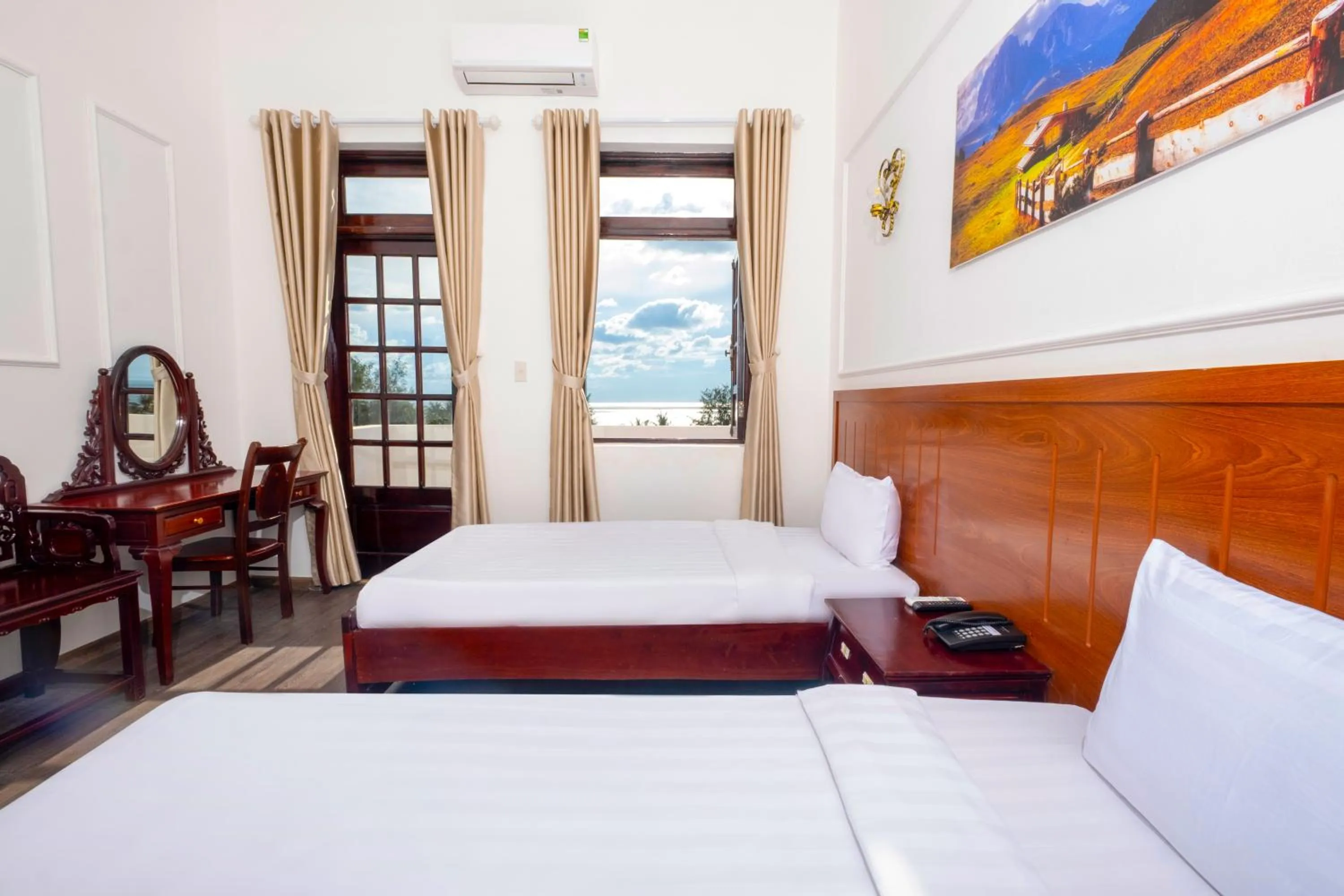 Bedroom, Bed in Hawaii Resort Phu Quoc