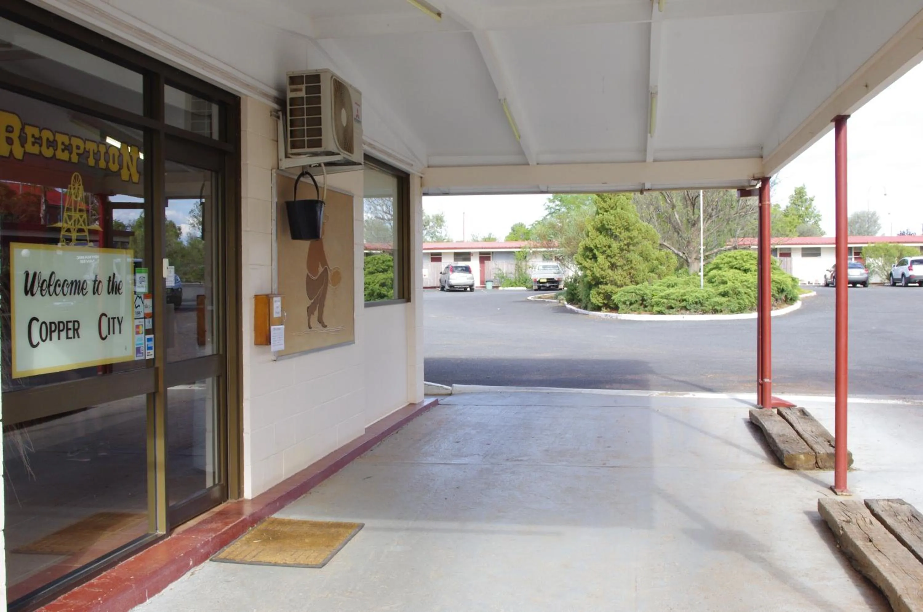 Property building in Copper City Motel