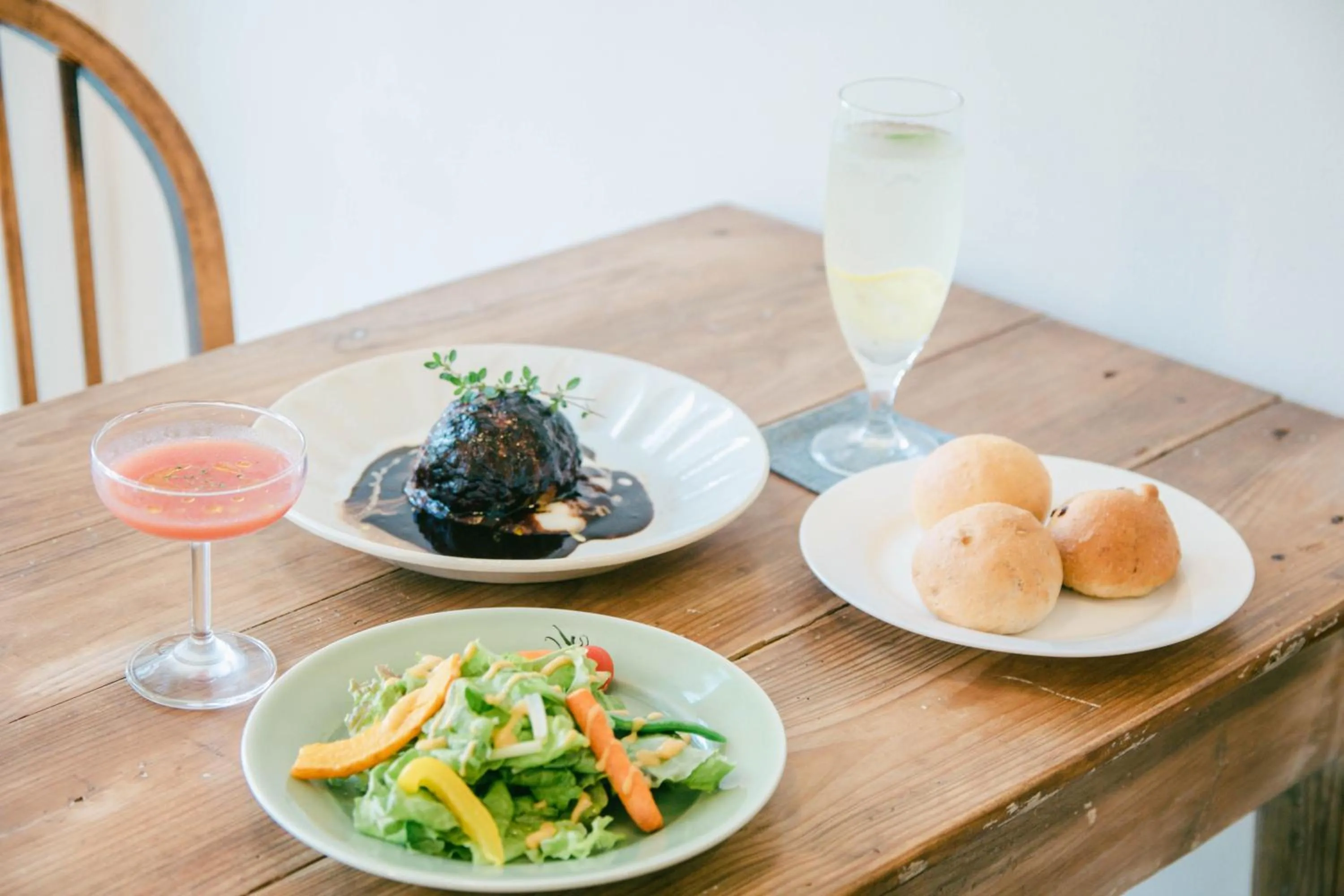 Dinner in café&GuestHouse kaziya