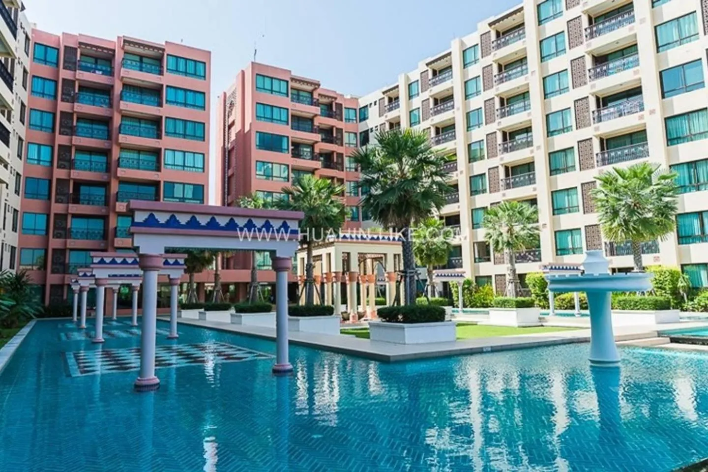 Area and facilities in Marrakesh Huahin 4bedrooms suite with Jacuzzi 208