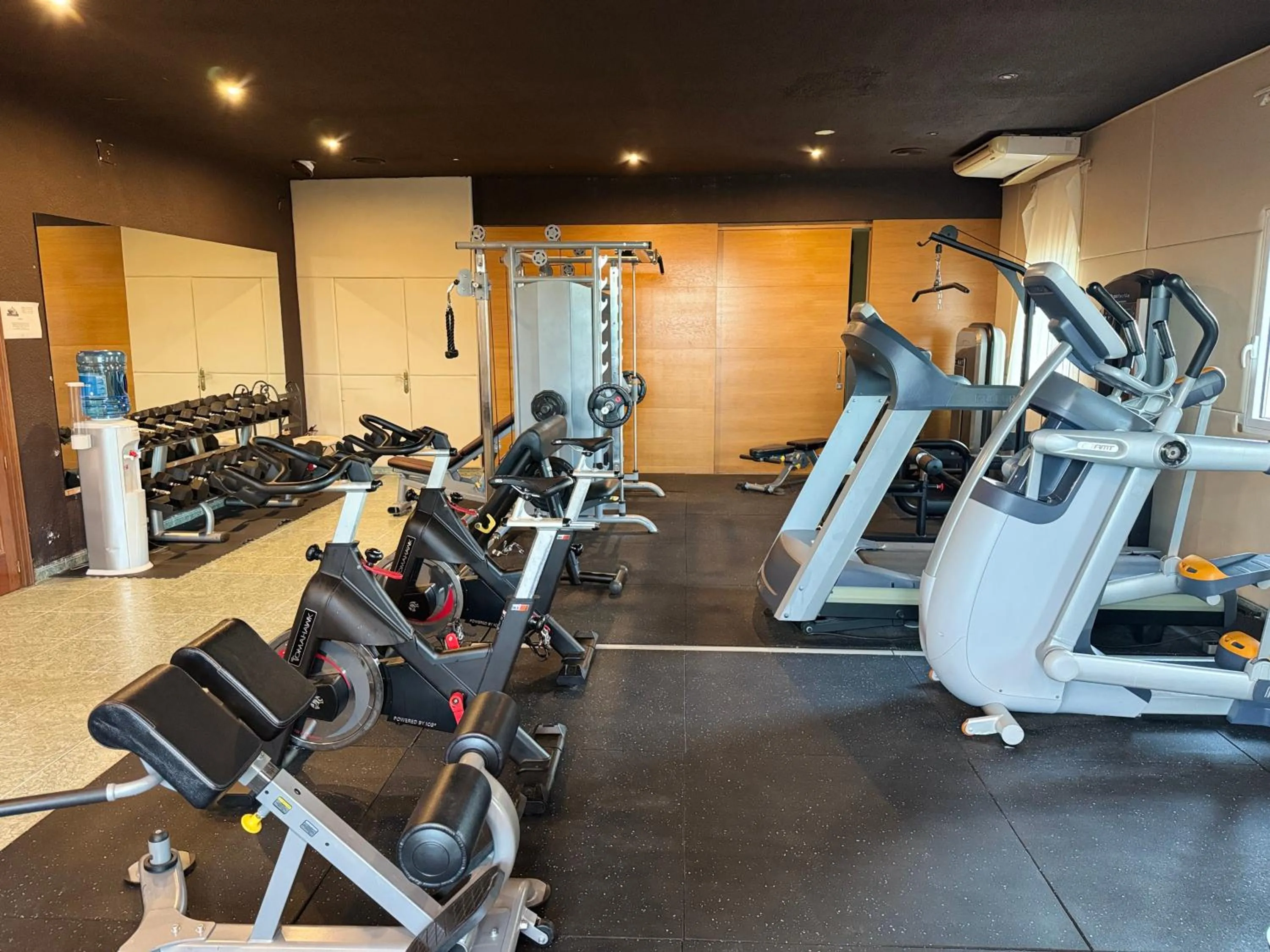 Fitness centre/facilities in Hotel & Restaurant Figueres Parc