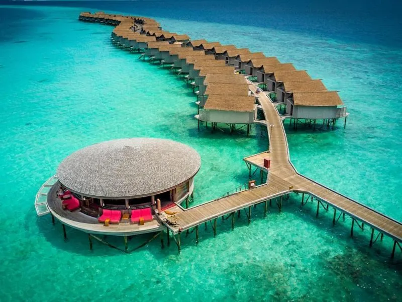 Property building in Centara Ras Fushi Resort & Spa Maldives - Stay 4 nights or more and enjoy 50 percent off Speedboat transfers, valid for stays from 6 Apr to 30 Sep 2026