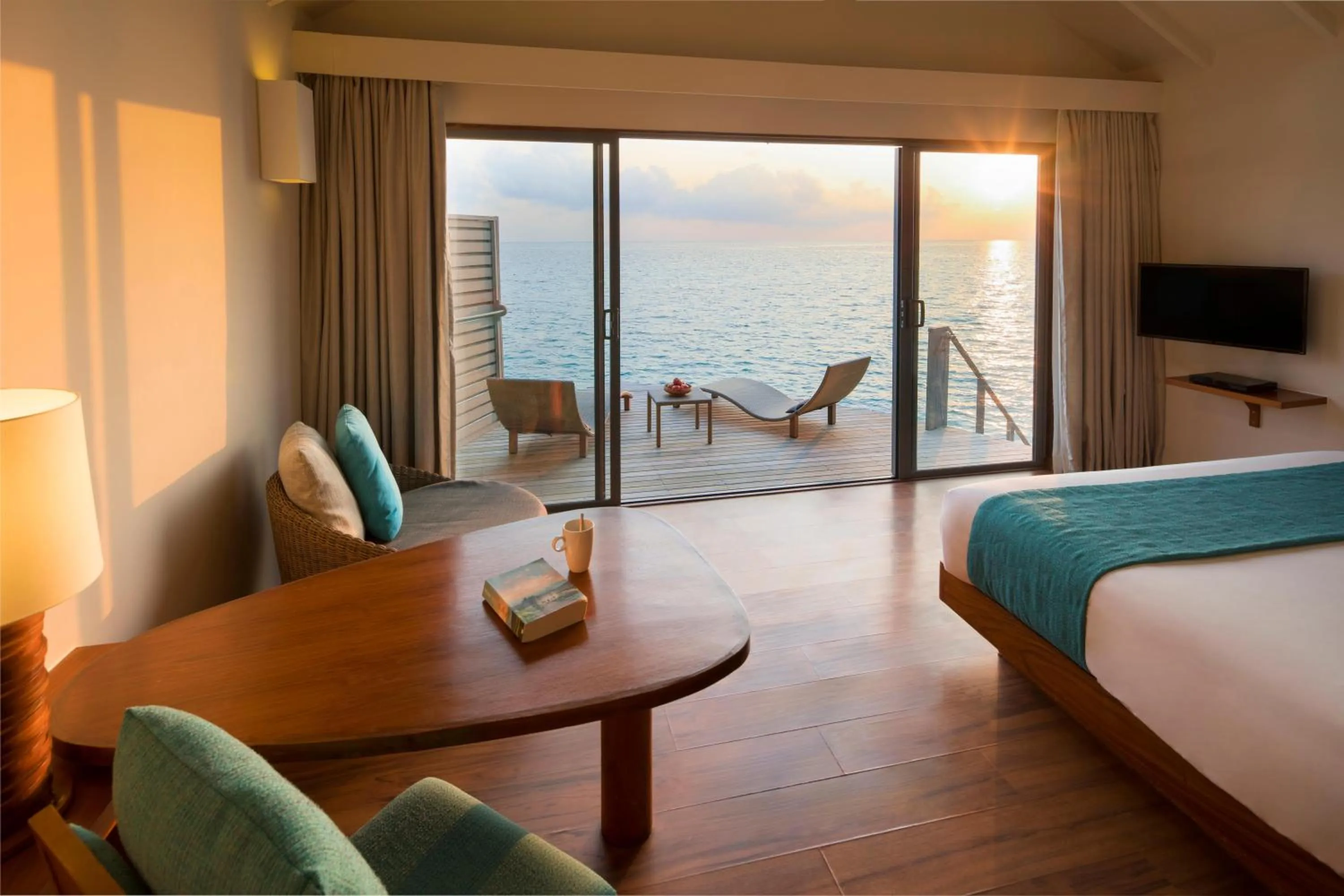 Photo of the whole room, Bed in Centara Ras Fushi Resort & Spa Maldives - 50 percent discount on transfers for min 4 nights stay and more, valid for reservations between 11th Feb till 22 Dec 2025