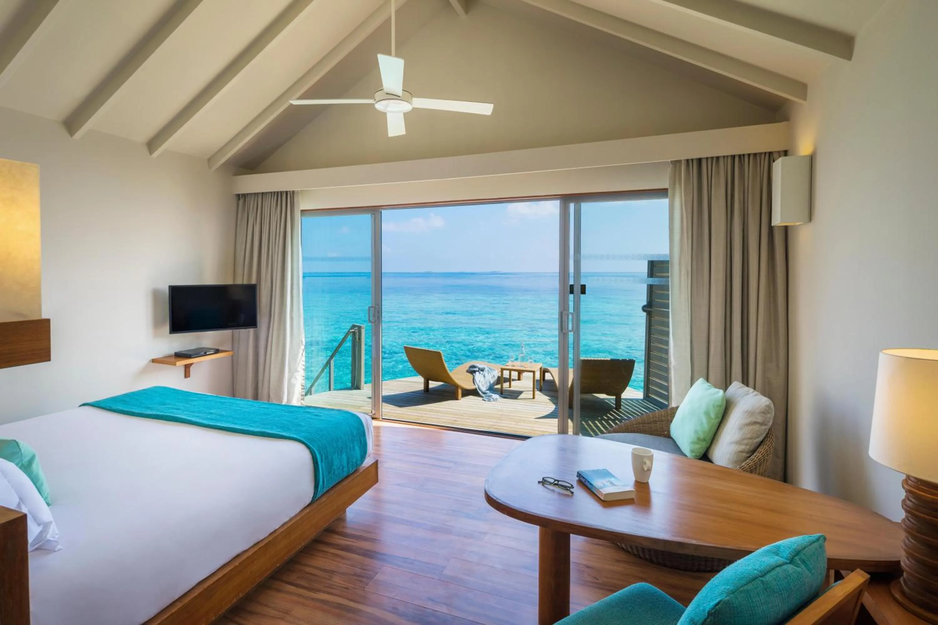 Photo of the whole room, Bed in Centara Ras Fushi Resort & Spa Maldives - 50 percent discount on transfers for min 4 nights stay and more, valid for reservations between 11th Feb till 22 Dec 2025