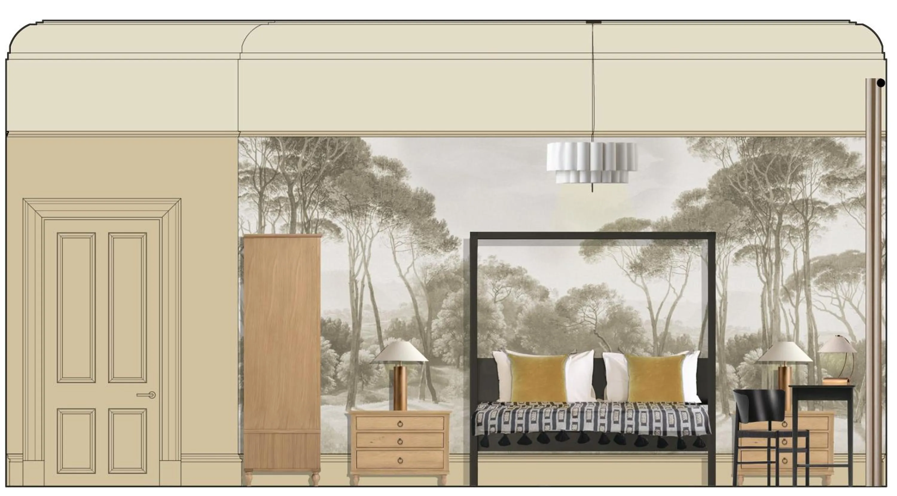 Bedroom in Meldrum House Hotel Golf And Country Estate