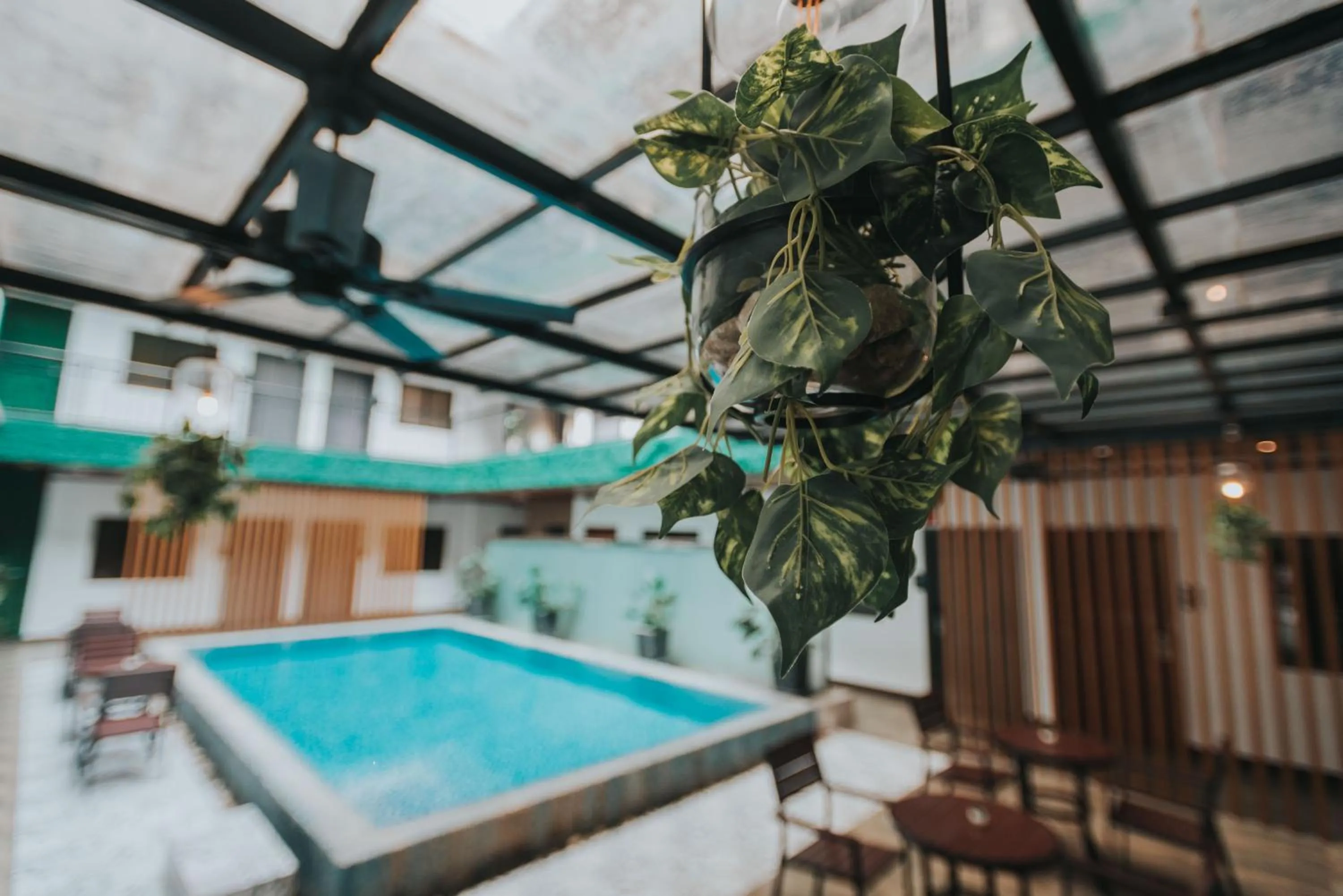 Swimming pool in SureStay Plus Hotel by Best Western AC LUXE Angeles City