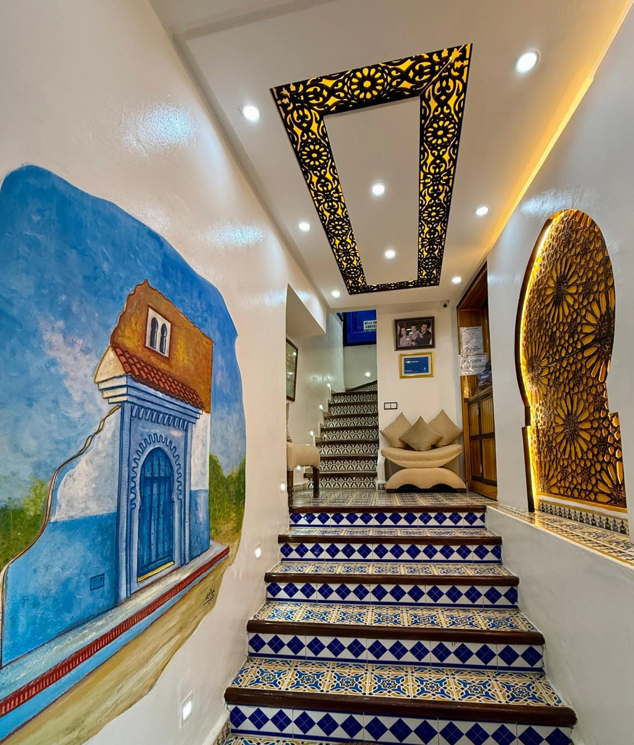 Lobby or reception in Hôtel Koutoubia