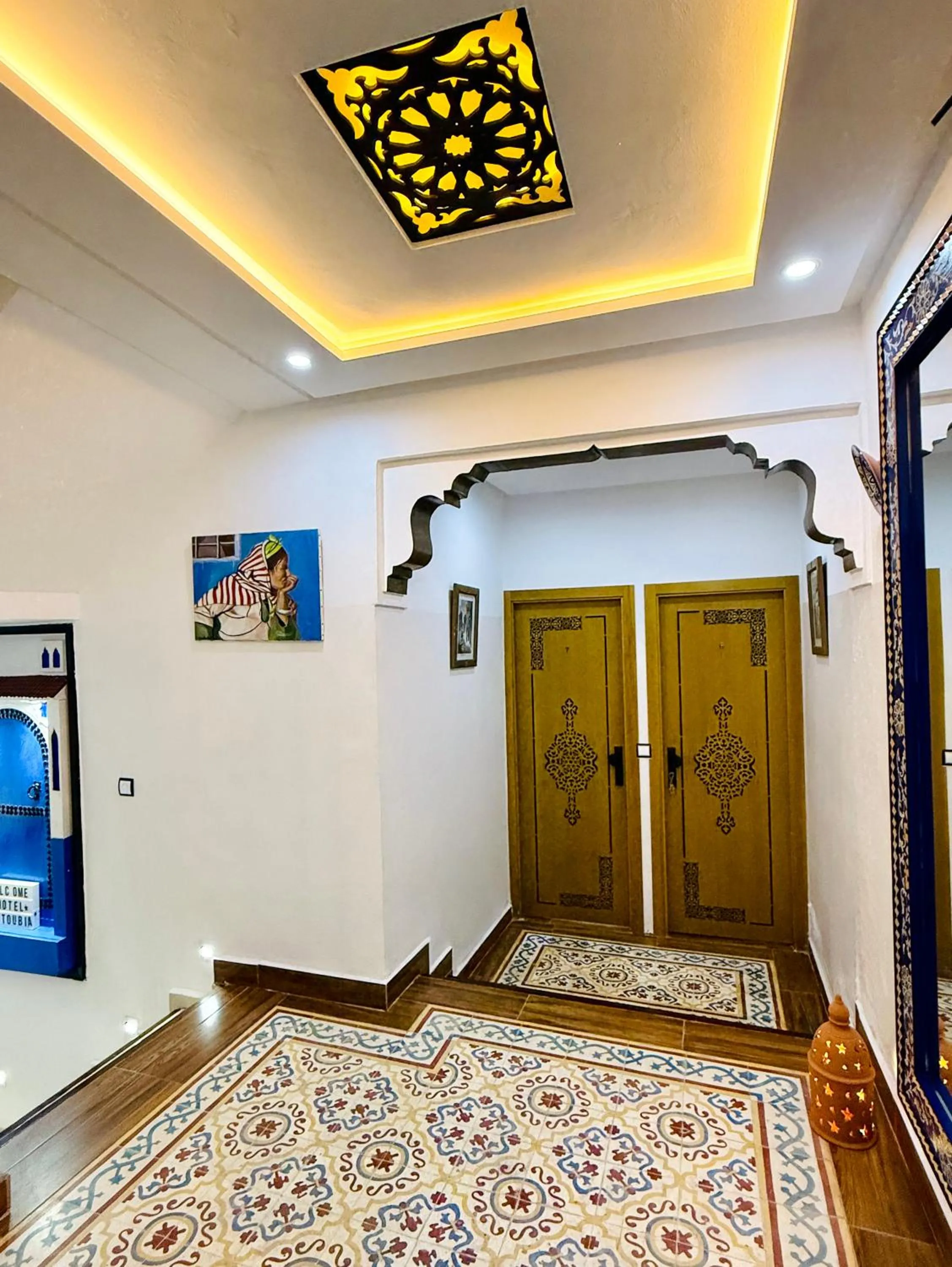 Photo of the whole room, Bed in Hôtel Koutoubia