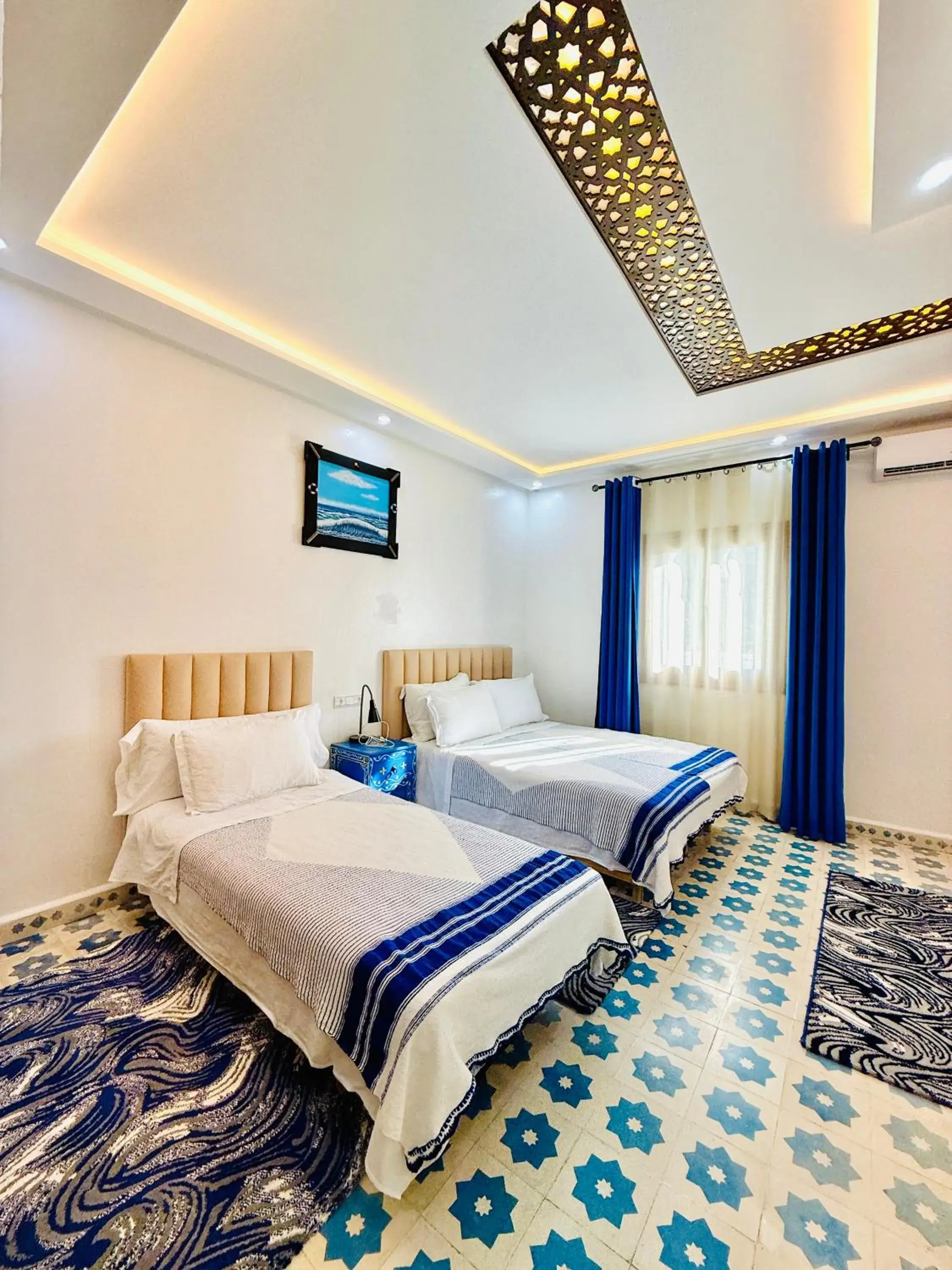 Quadruple Room with Shower in Hôtel Koutoubia Quadruple Room with Shower in Hôtel Koutoubia