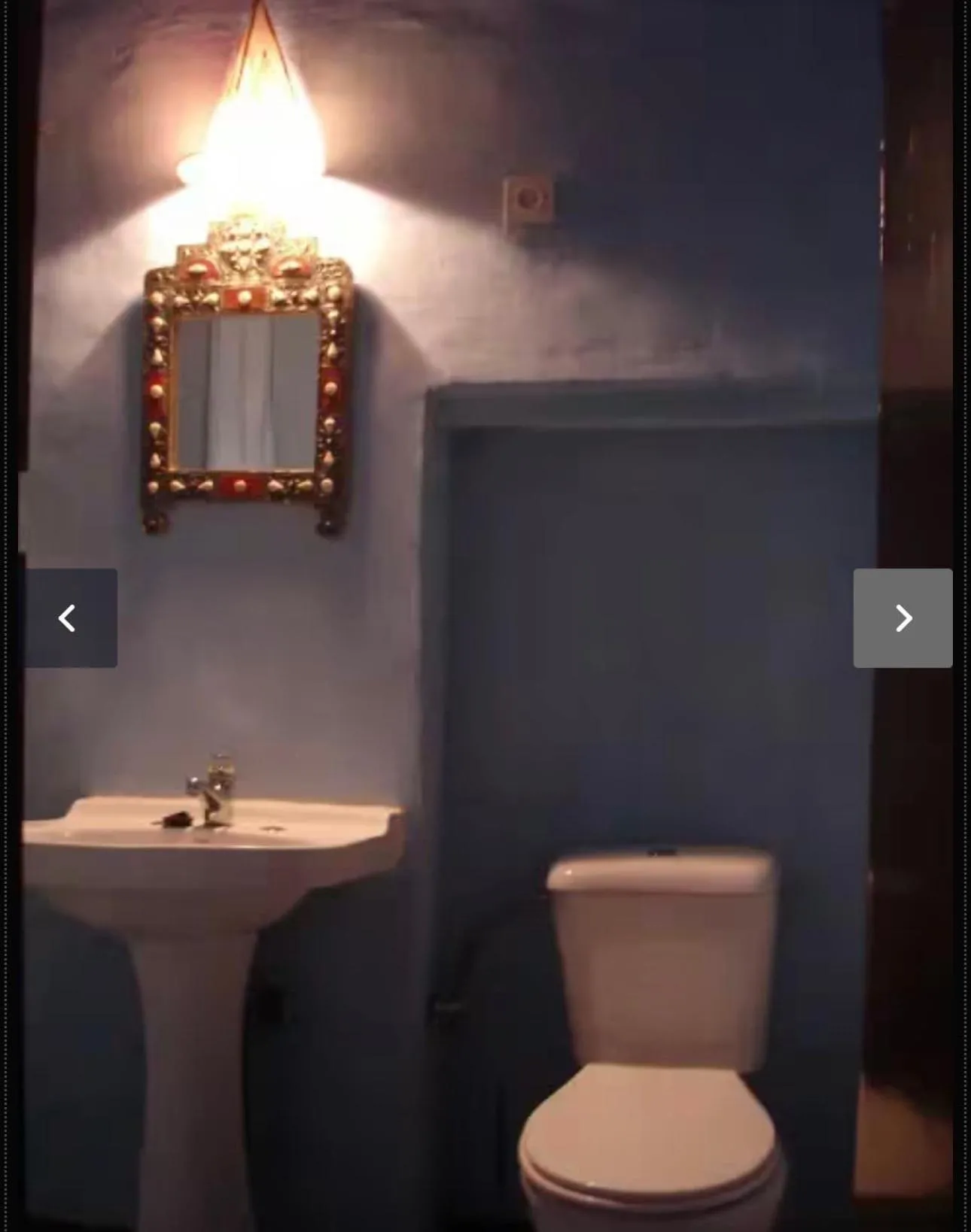Toilet in Hotel Dar Dahlia Tetouan