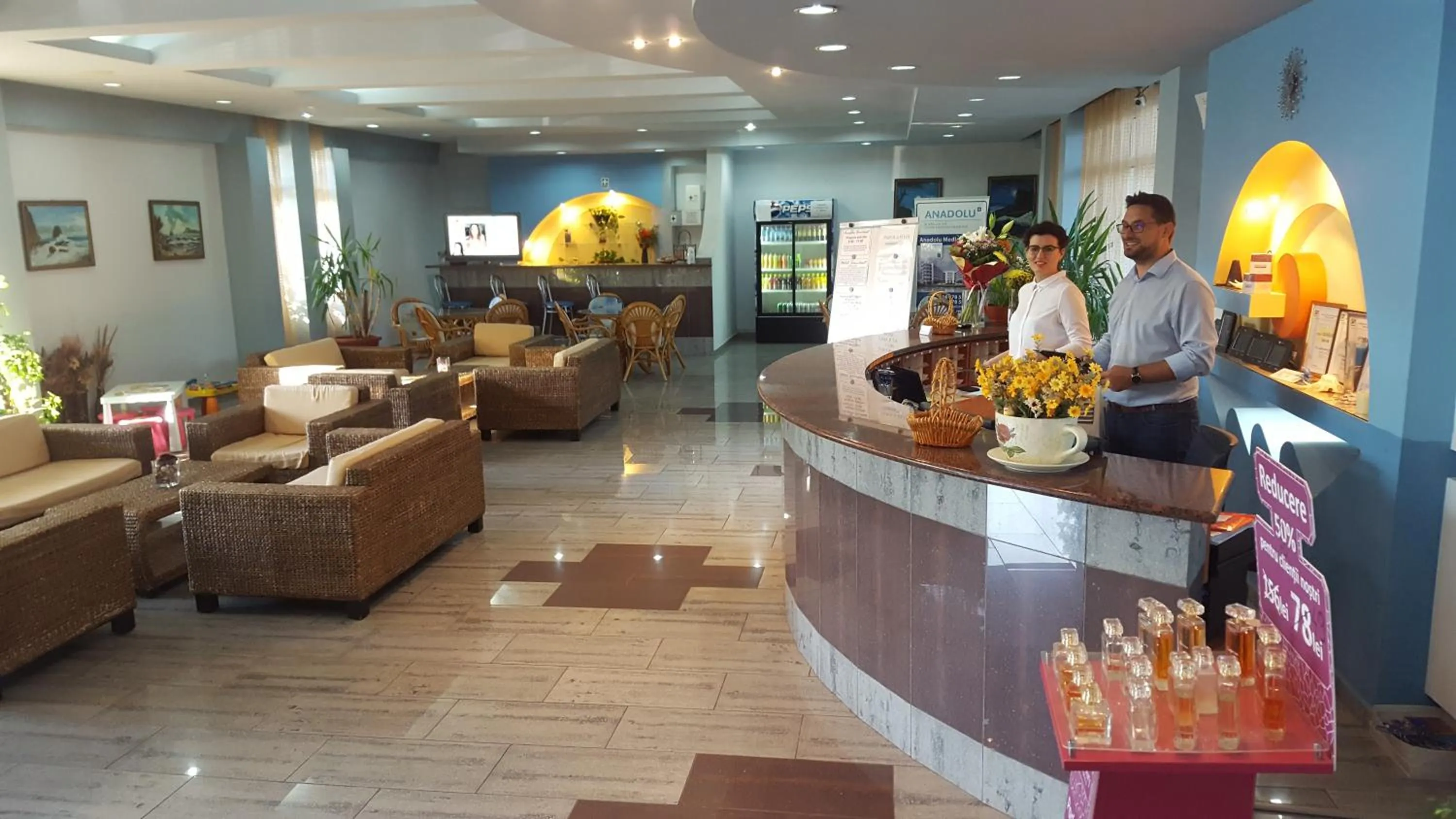 Lobby or reception in Hotel Sunquest