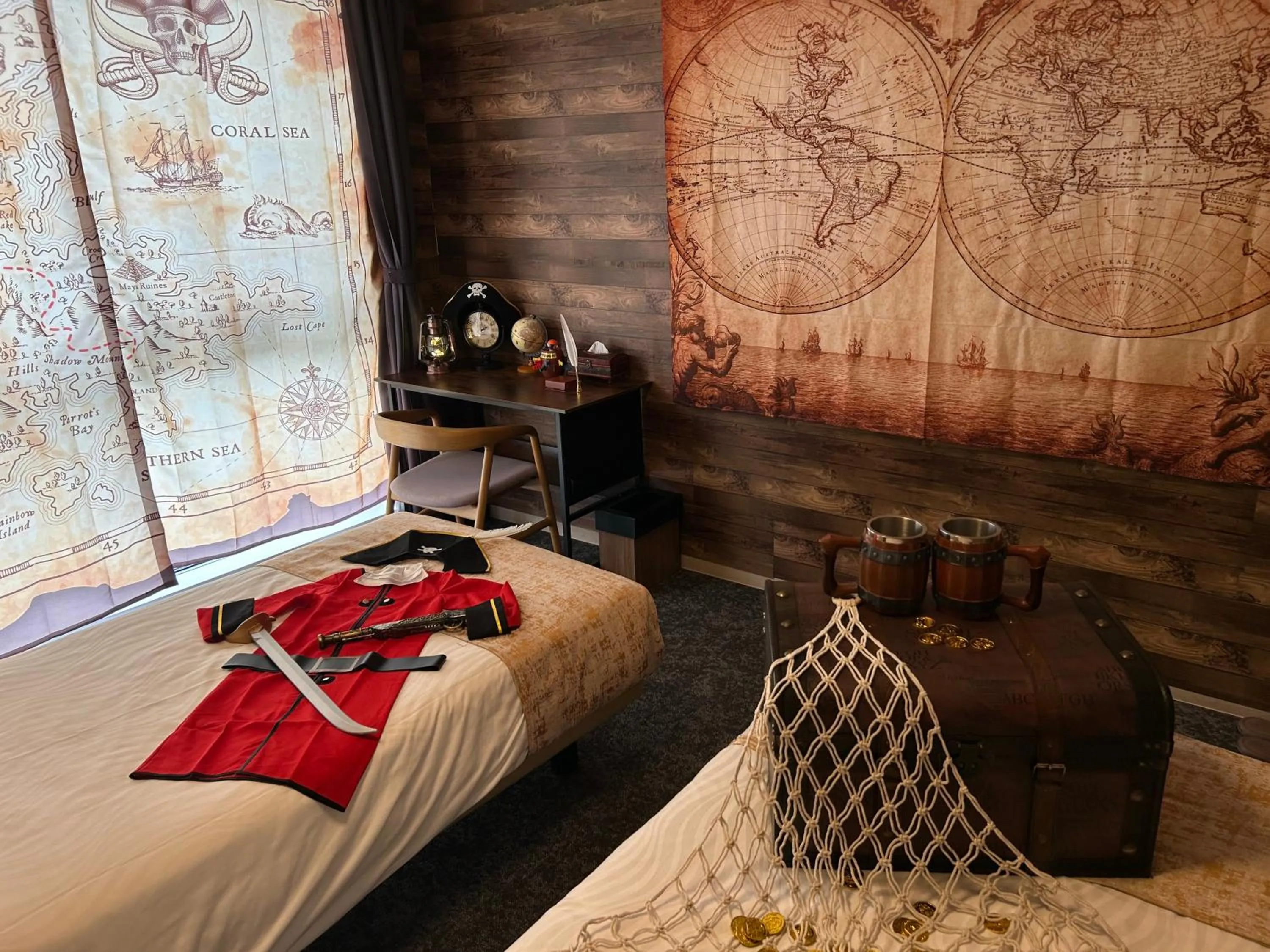 Photo of the whole room, Bed in Henn na Resort & Spa Kansai Airport - former Henn na Hotel Kansai Airport