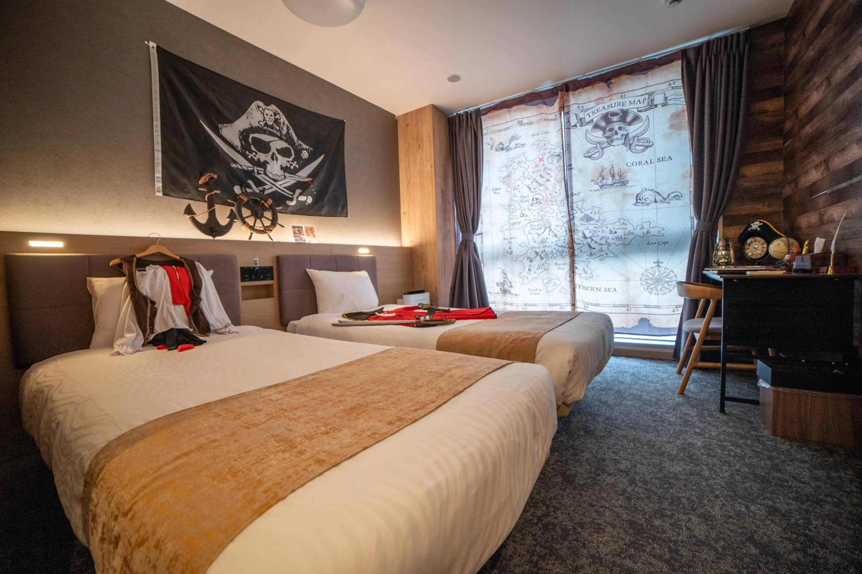 Bed in Henn na Resort & Spa Kansai Airport - former Henn na Hotel Kansai Airport