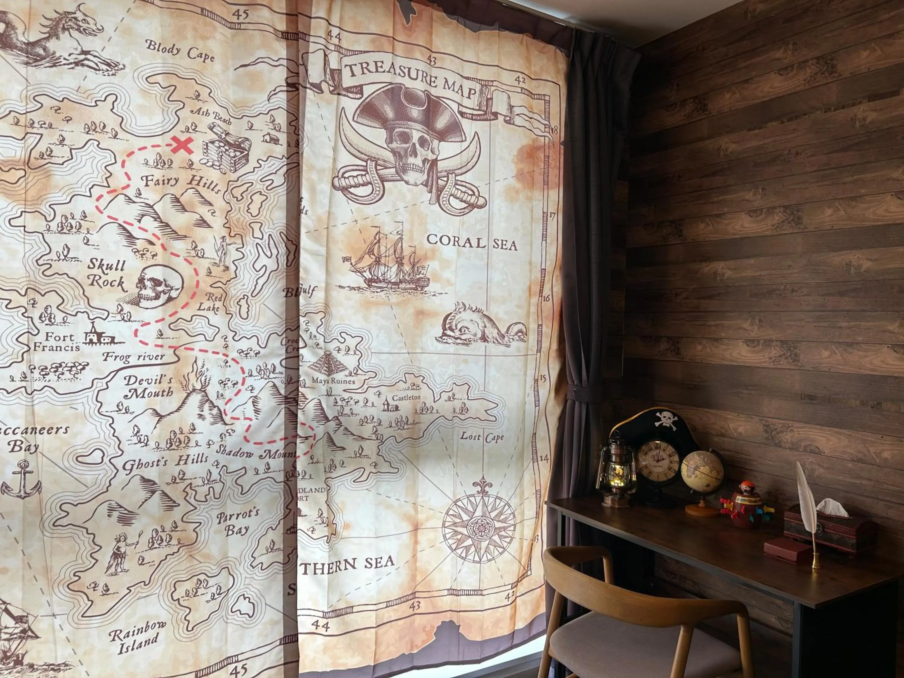 Decorative detail in Henn na Resort & Spa Kansai Airport - former Henn na Hotel Kansai Airport