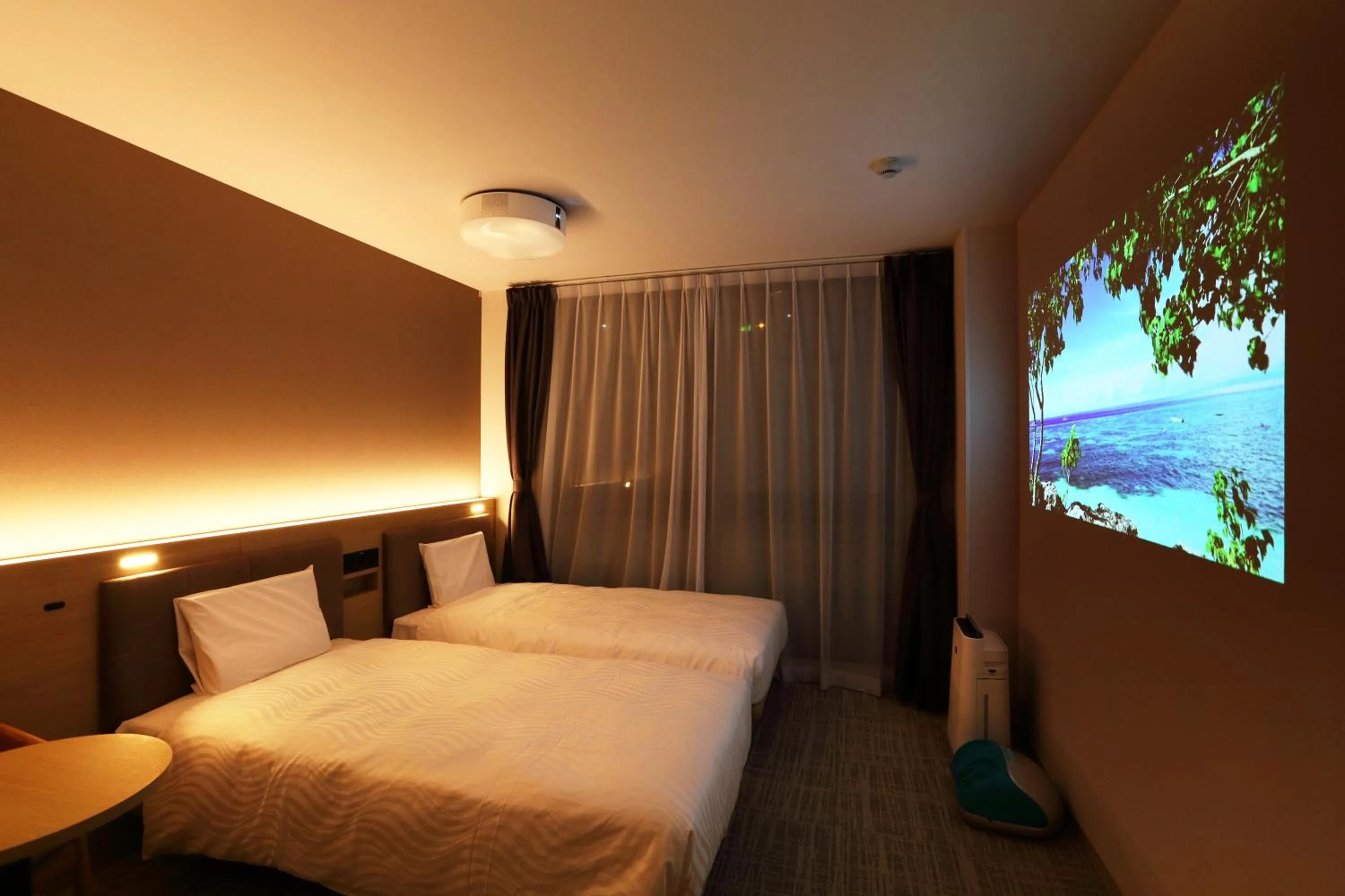 Bed in Henn na Resort & Spa Kansai Airport - former Henn na Hotel Kansai Airport