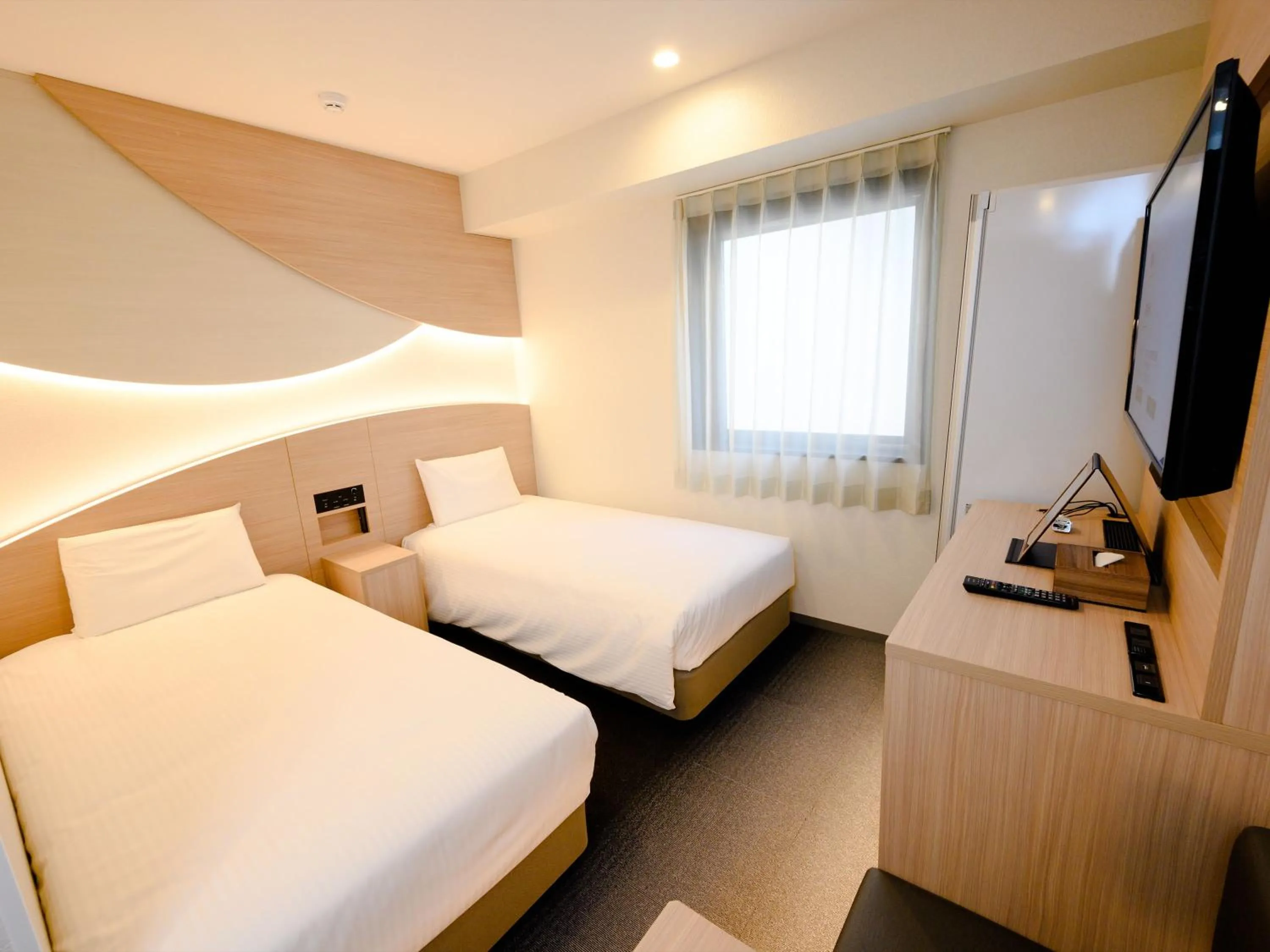 Bed in Henn na Hotel Premier Tokyo Asakusa Tawaramachi