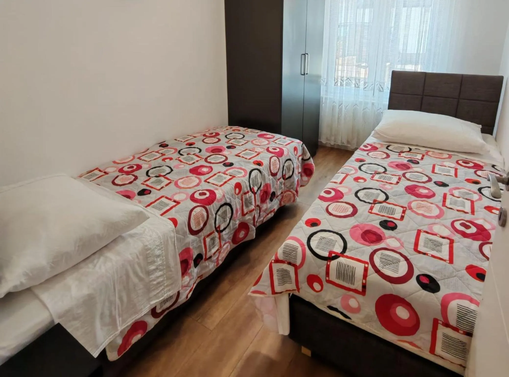 Bedroom, Bed in Apartments Mihovilovic - 50 m from beach