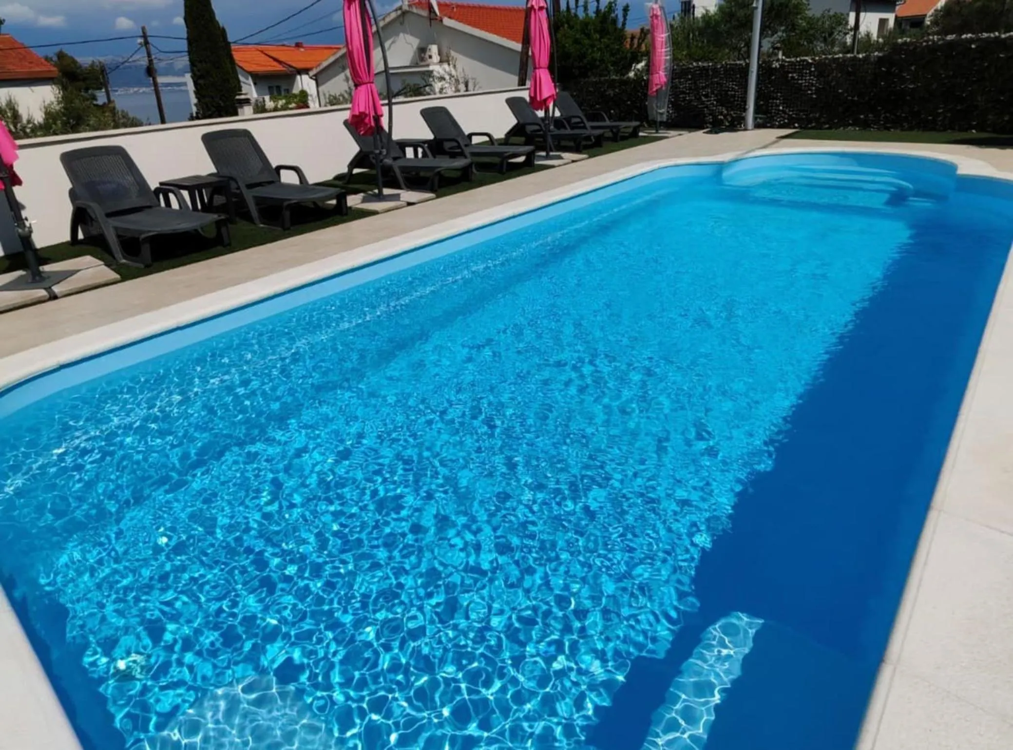 Swimming pool in Apartments Mihovilovic - 50 m from beach
