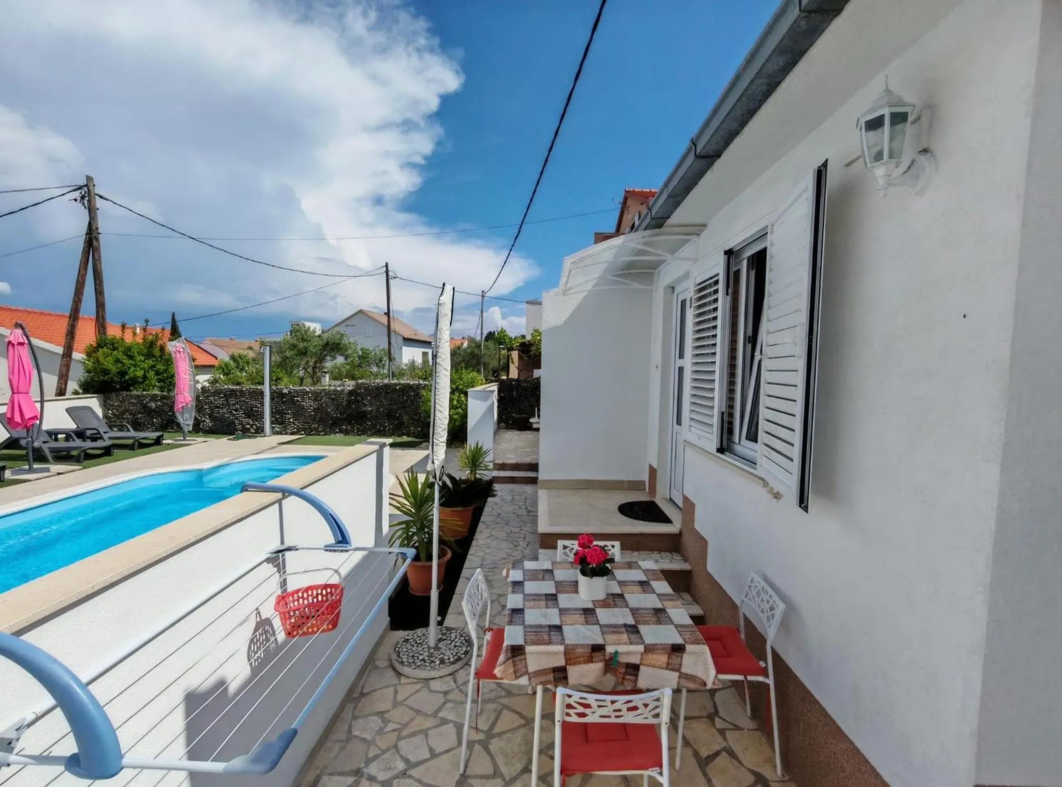 Swimming pool in Apartments Mihovilovic - 50 m from beach