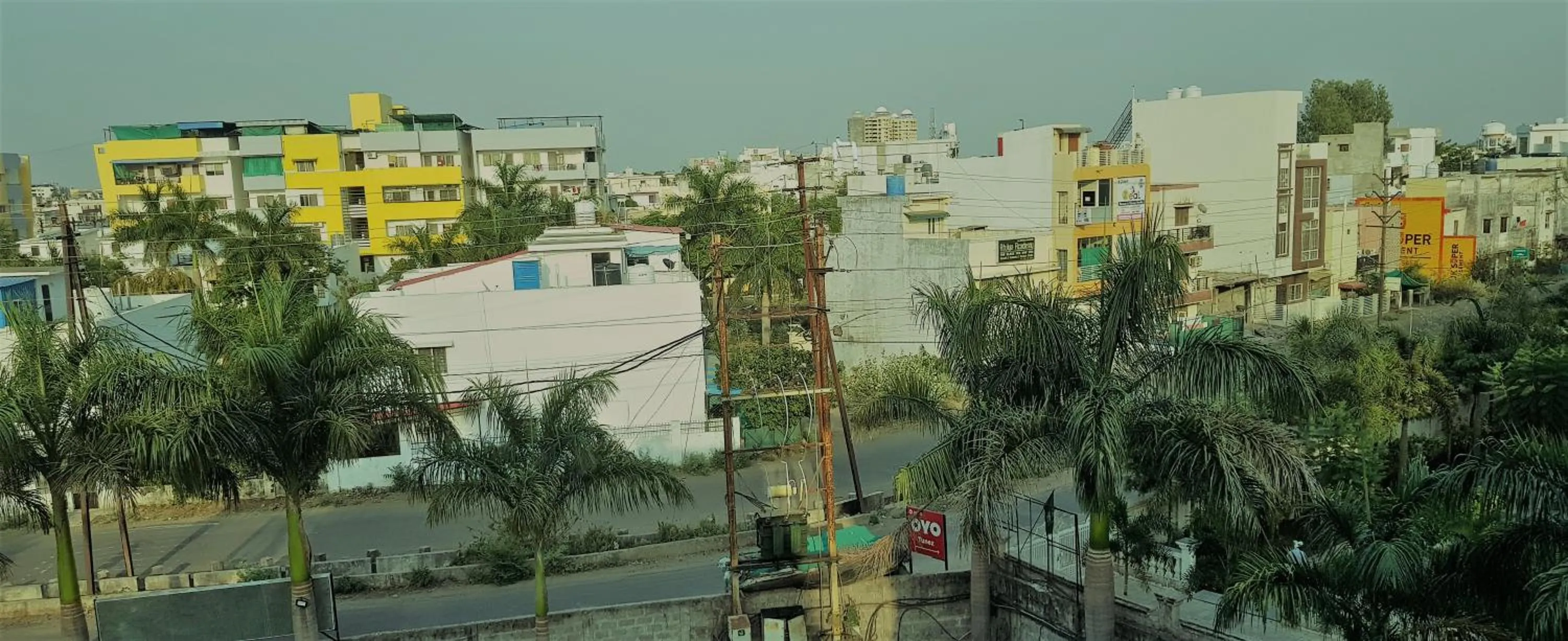 Quiet street view in Tunez