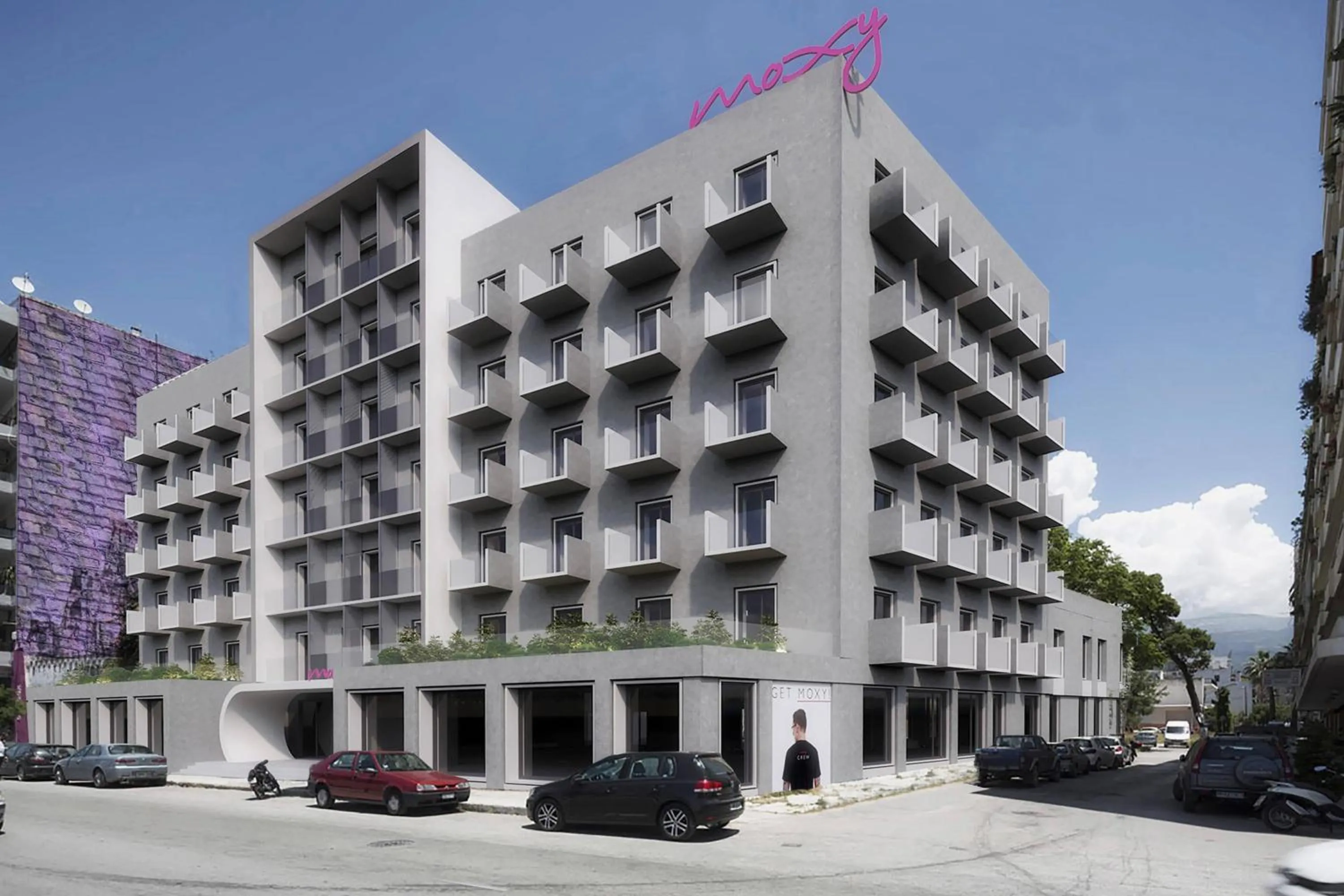 Property building in Moxy Patra Marina