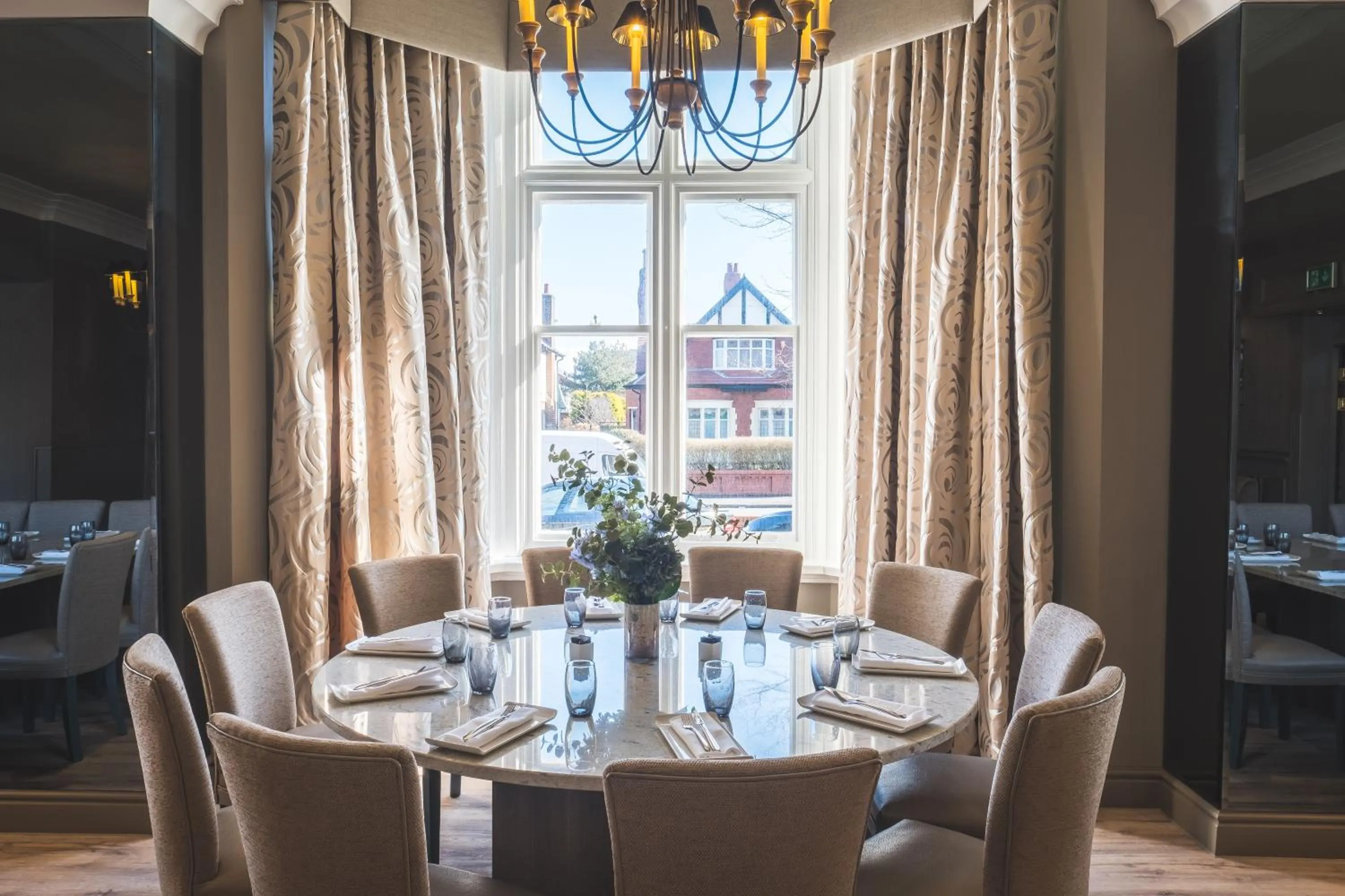 Dining area in The Grand Hotel