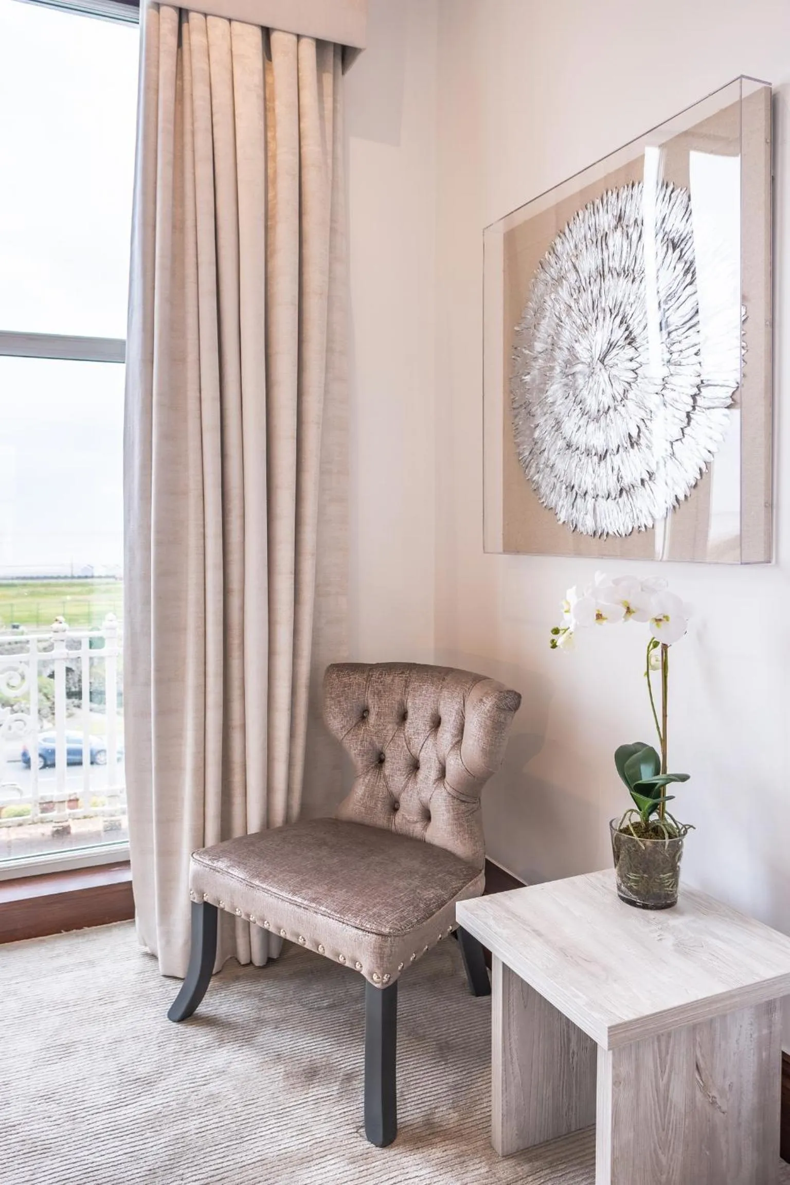 Seating area in The Grand Hotel