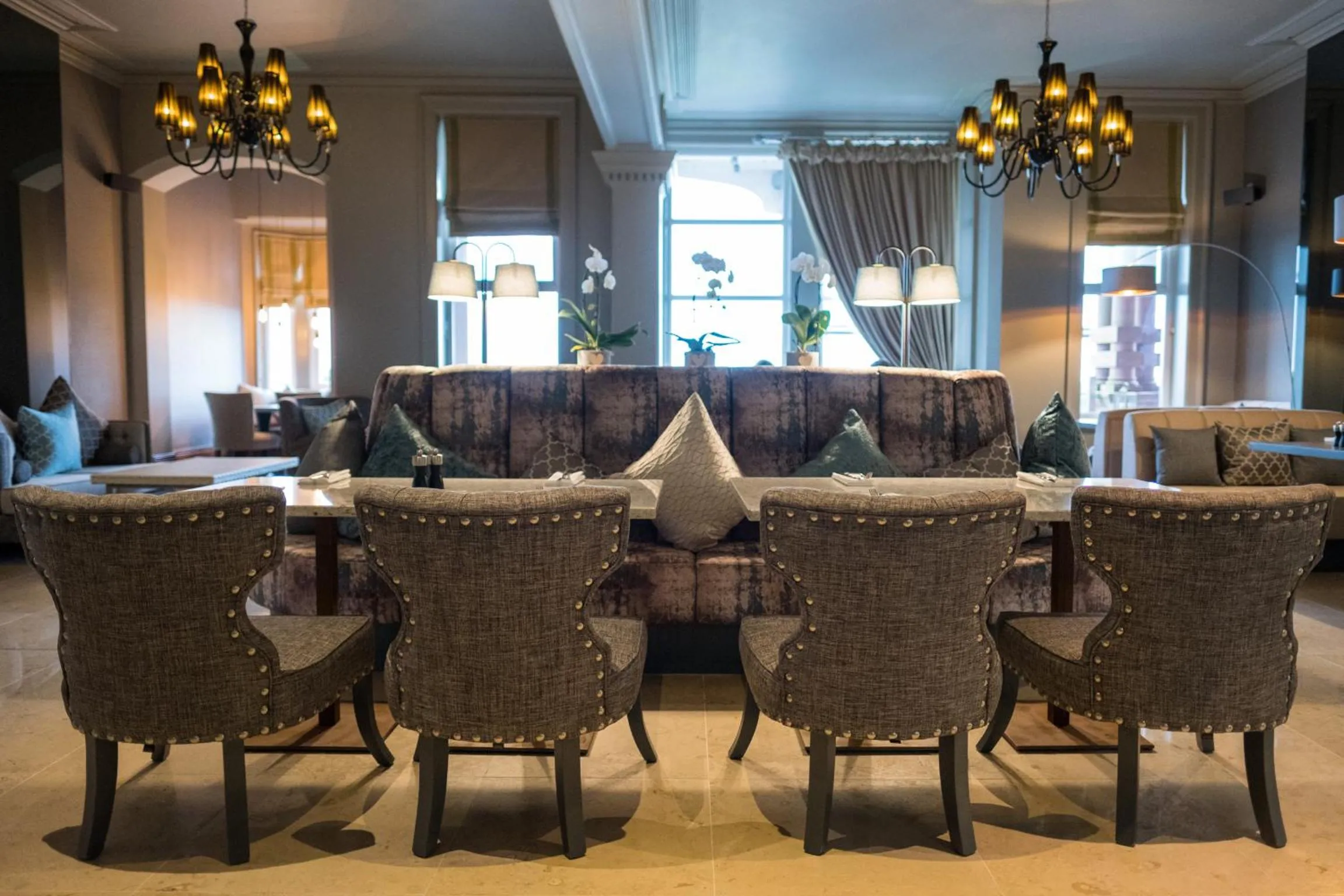 Seating area in The Grand Hotel