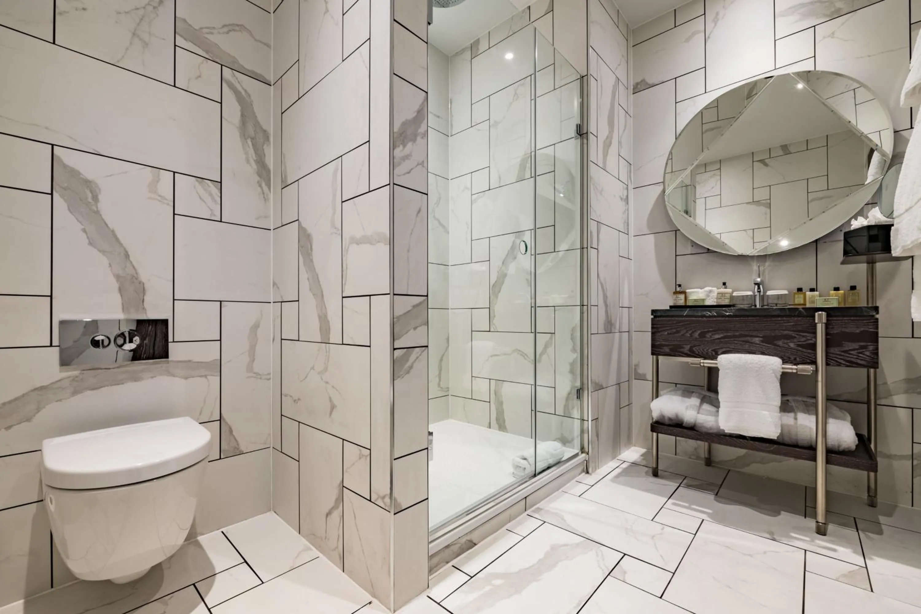 Bathroom in Stock Exchange Hotel, Manchester, Autograph Collection