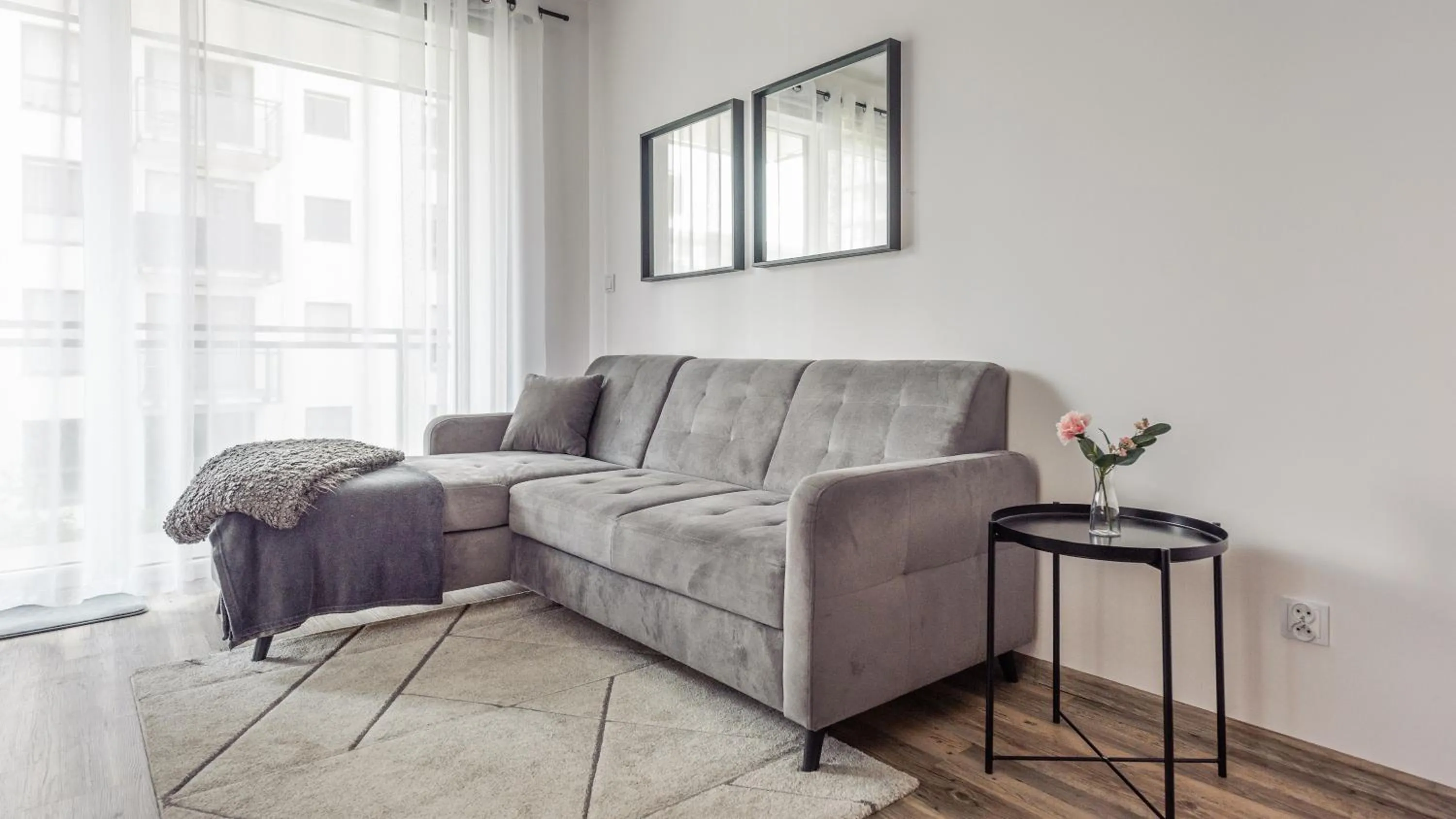 Living room in Bastion Gdańsk, Sun & Snow
