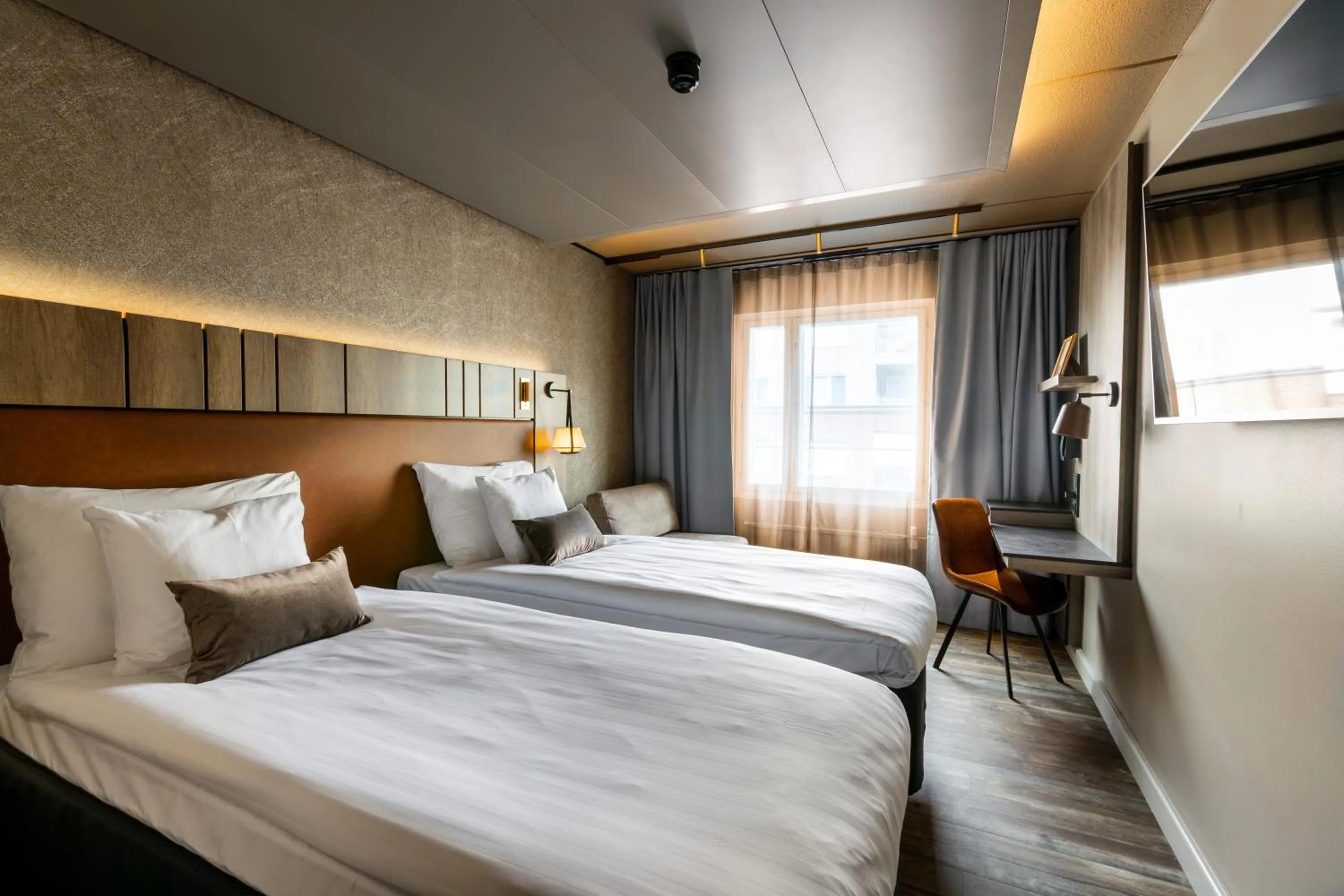 Bed in Original Sokos Hotel Vaakuna Hämeenlinna