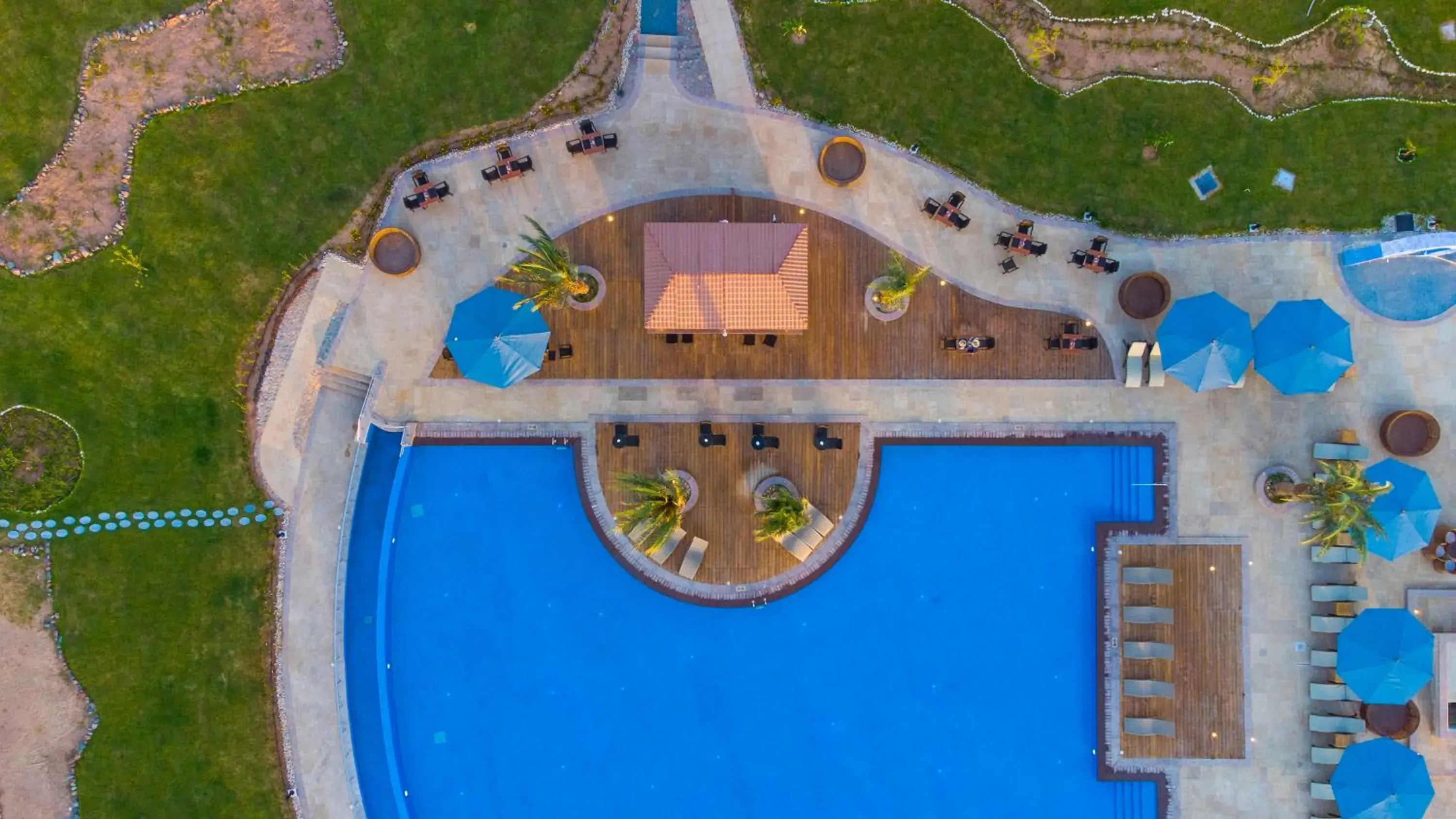Bird's eye view in Safir Dahab Resort Bird's eye view in Safir Dahab Resort