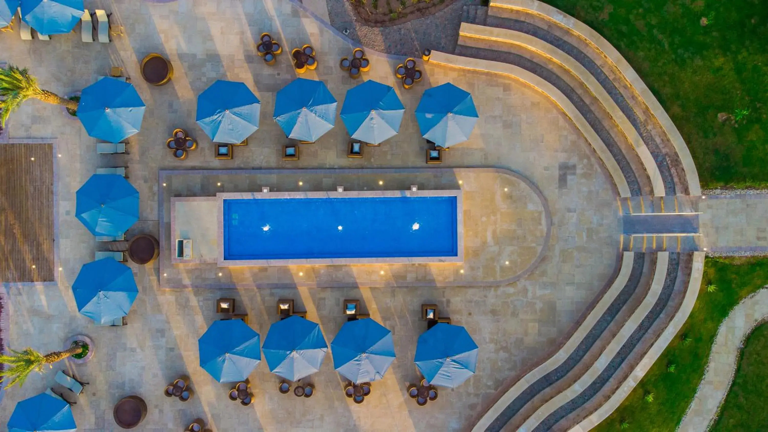 Pool view in Safir Dahab Resort Pool view in Safir Dahab Resort