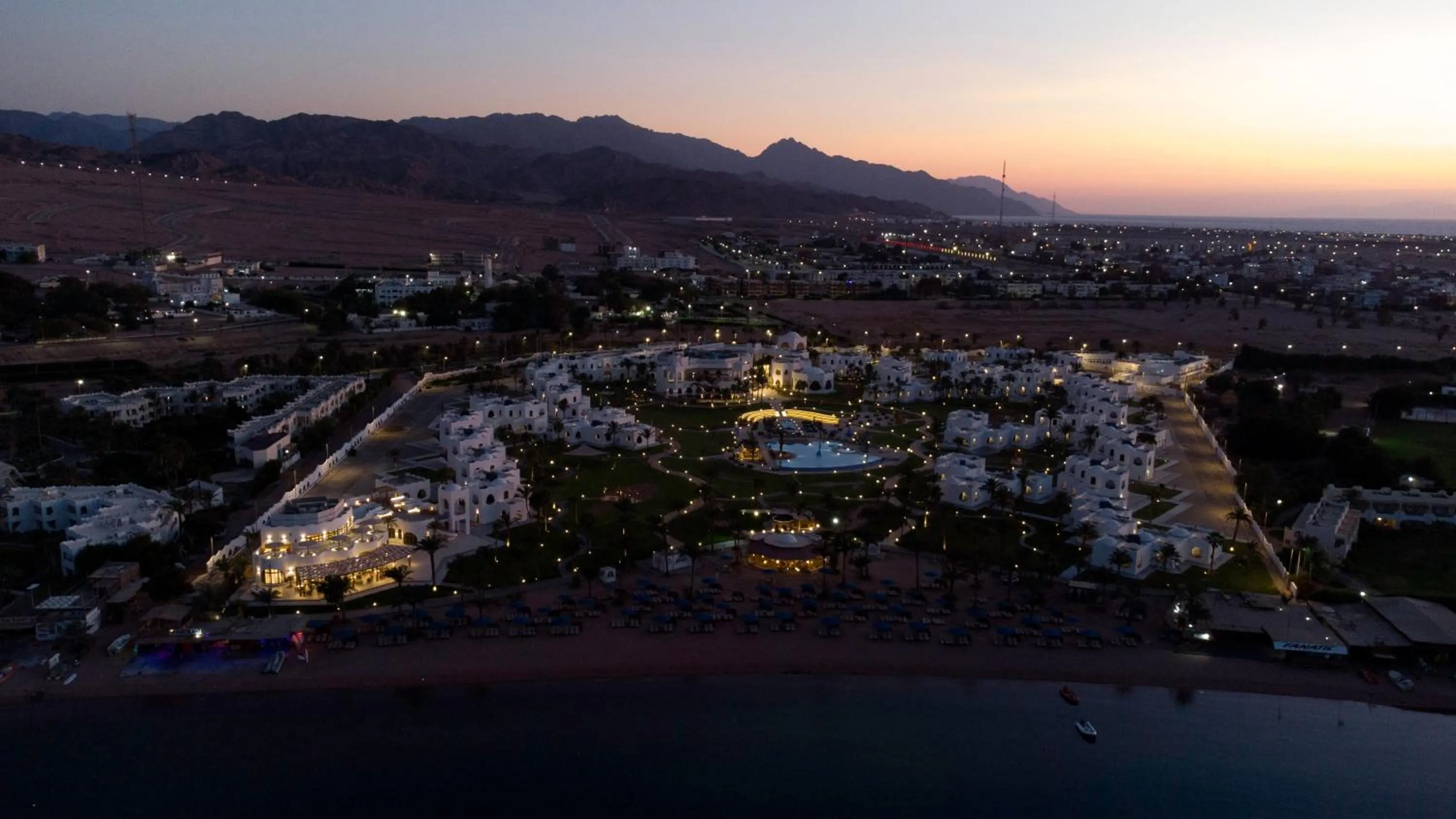 Sunset in Safir Dahab Resort
