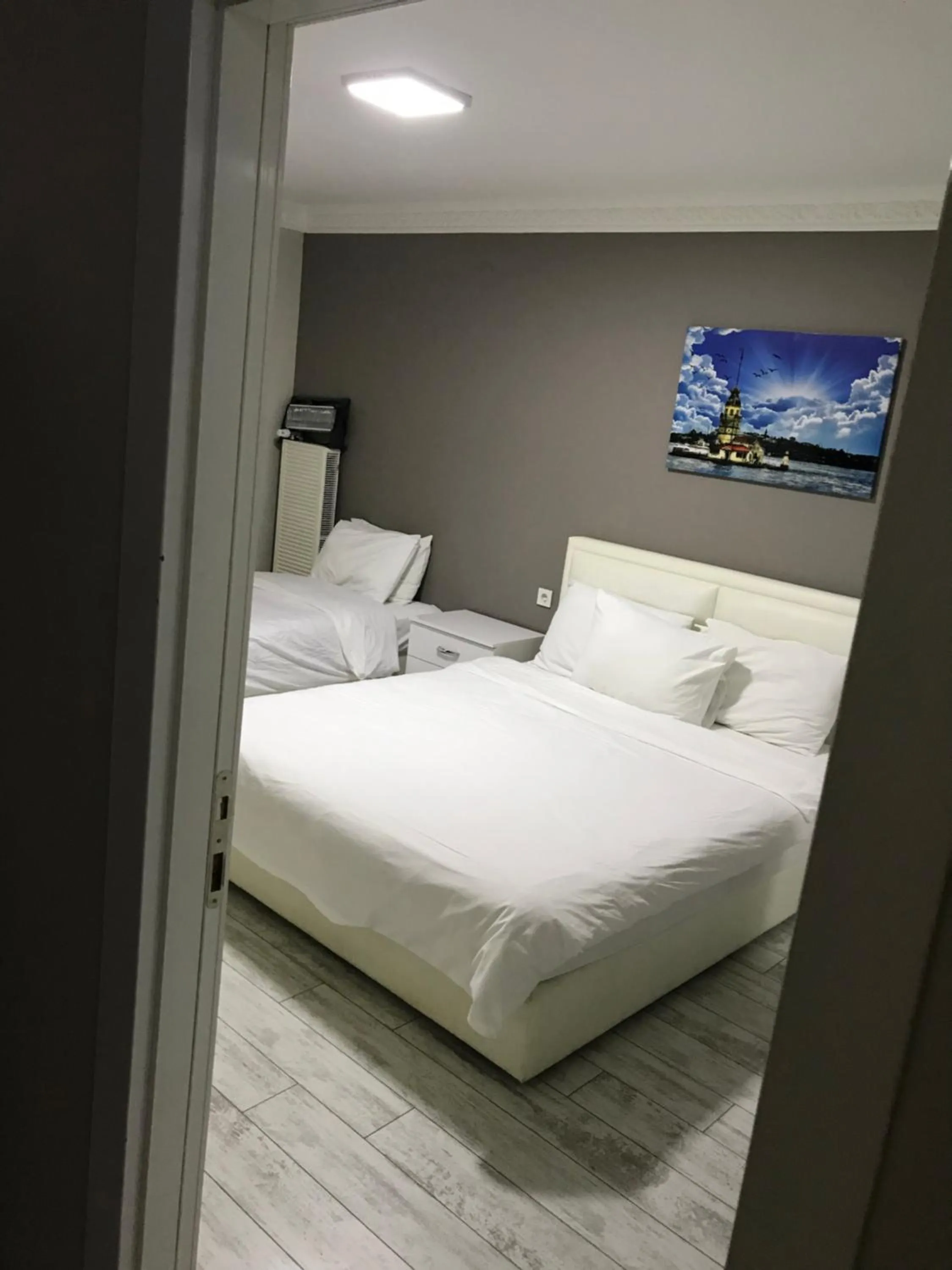Bed in ANKARA ATLANTİK OTEL
