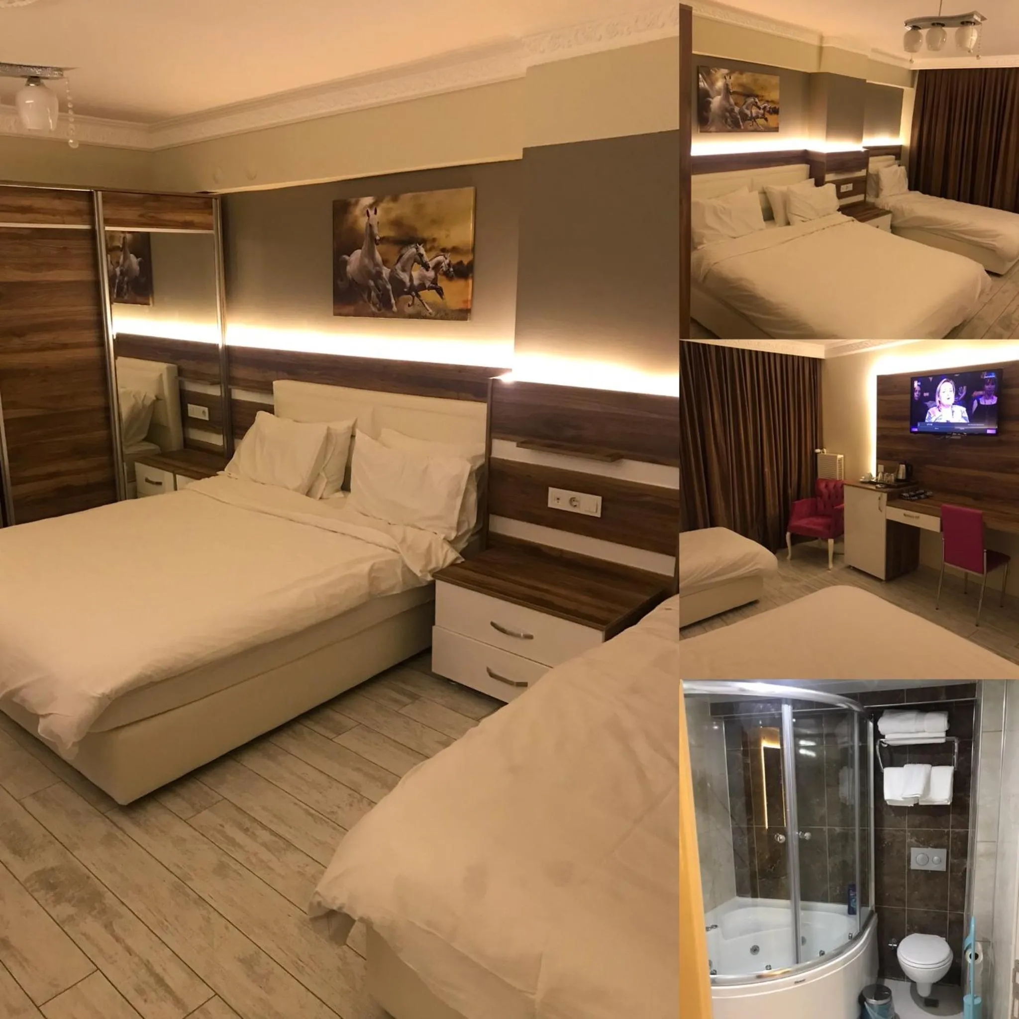 Bed in ANKARA ATLANTİK OTEL