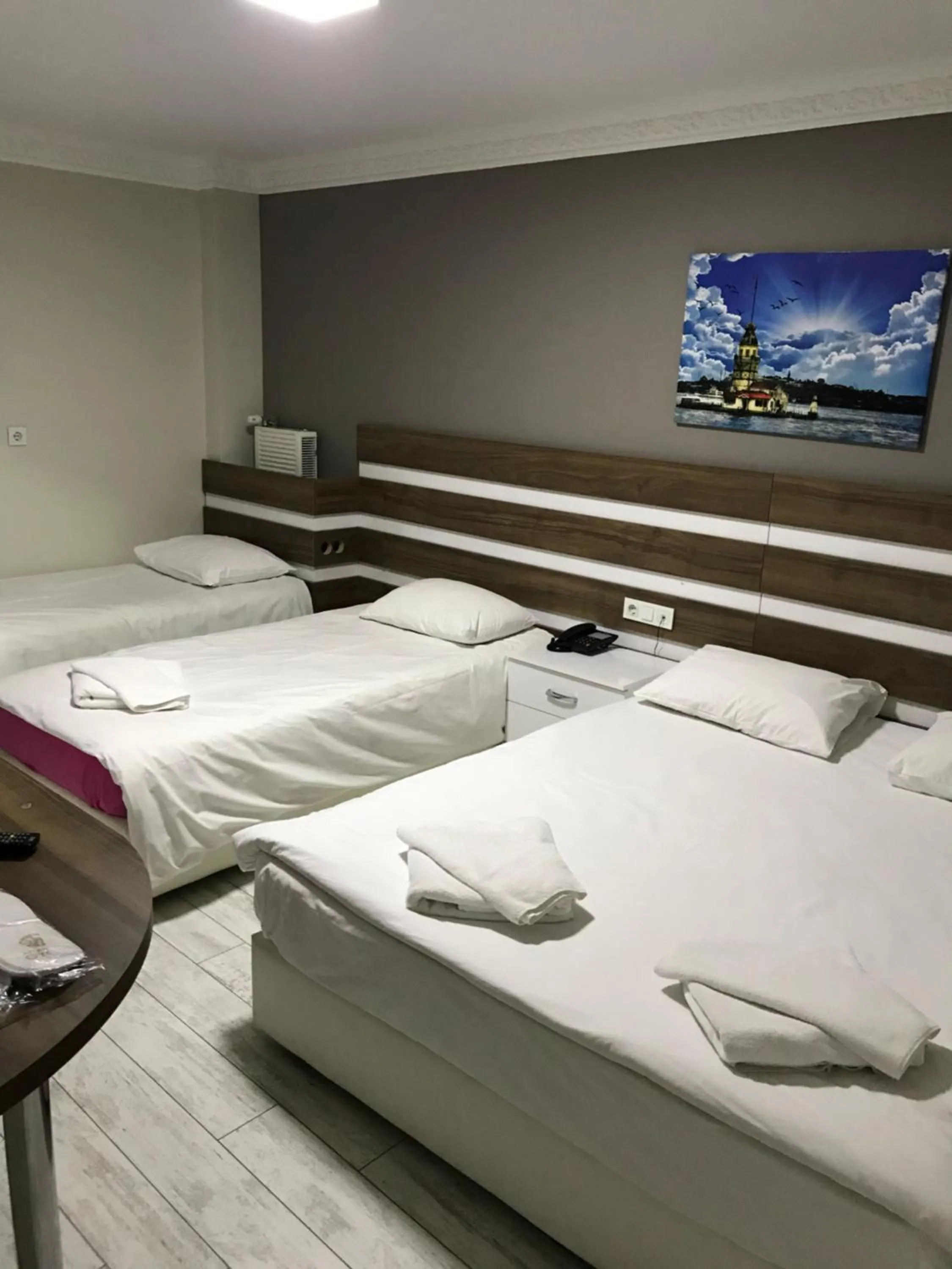 Bed in ANKARA ATLANTİK OTEL