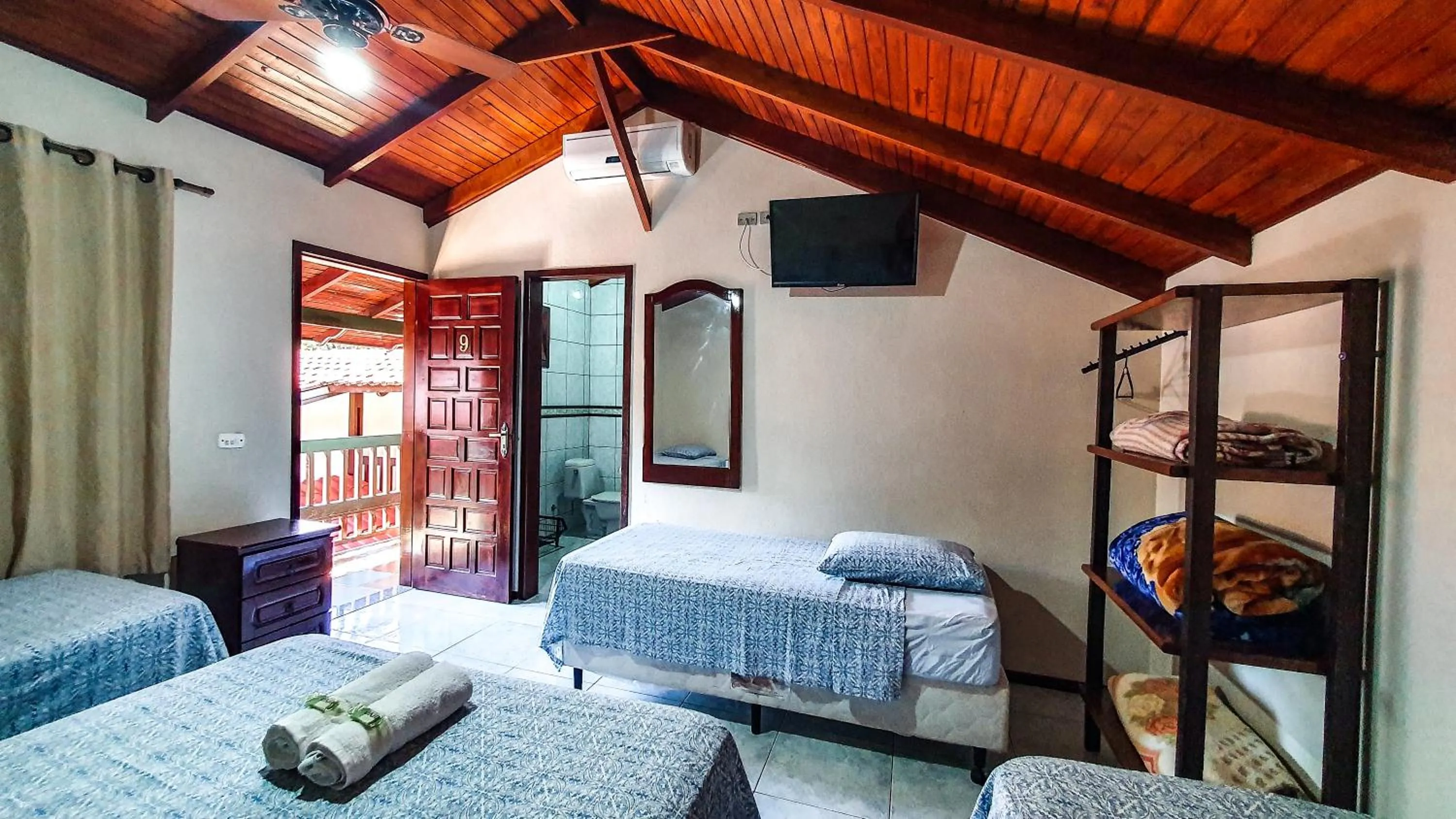 Bed in Pousada do Alemão