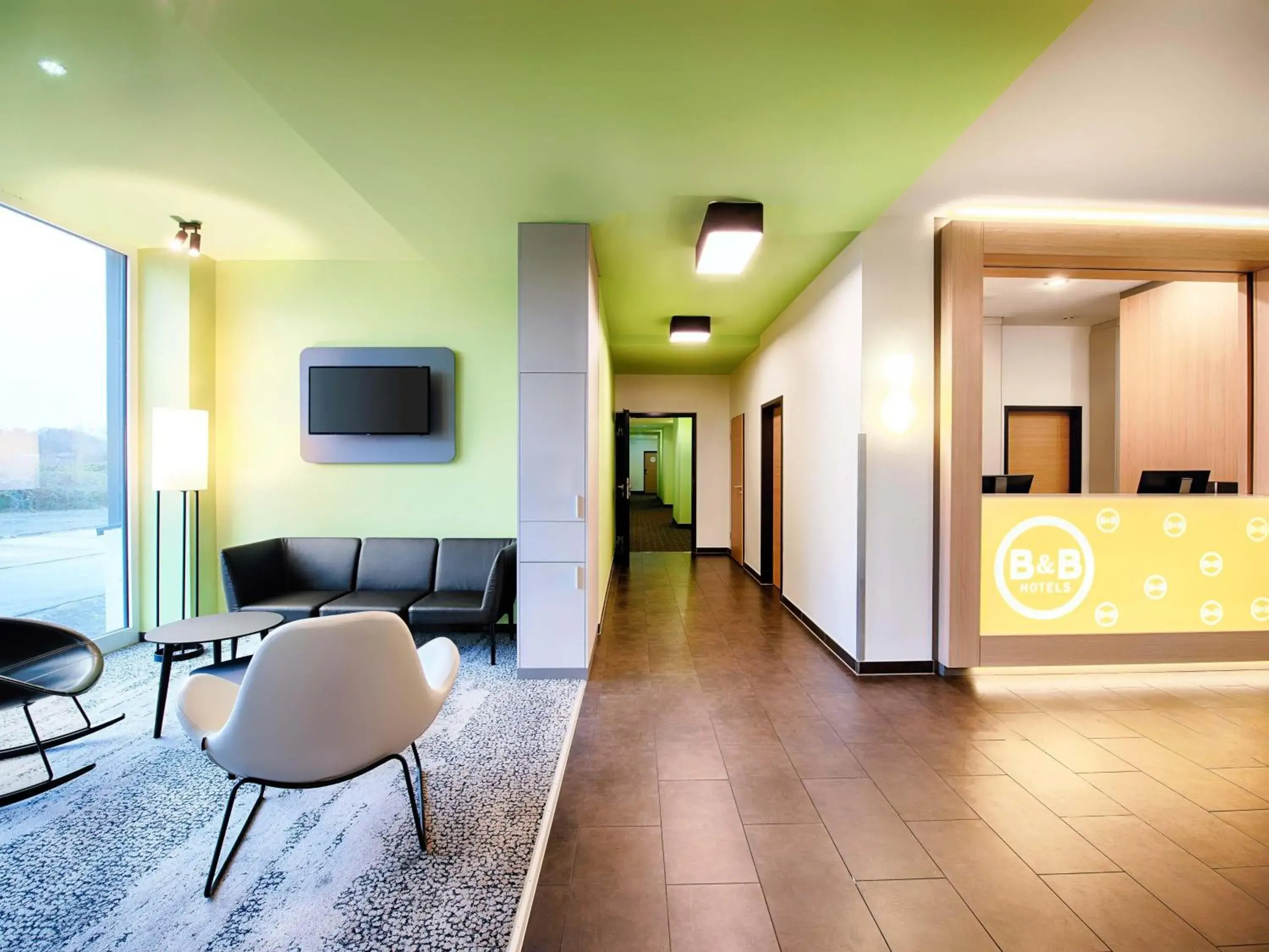Lobby or reception in B&B Hotel Kassel-City Lobby or reception in B&B Hotel Kassel-City