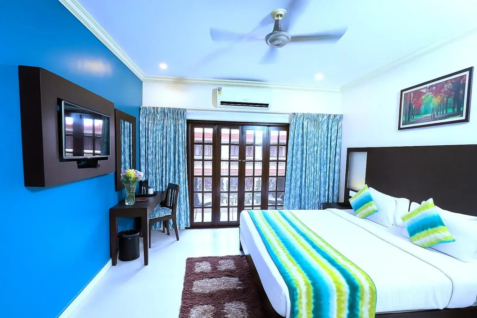 Bedroom, Bed in Resort Terra Paraiso Goa - A Beach Property Bedroom, Bed in Resort Terra Paraiso Goa - A Beach Property