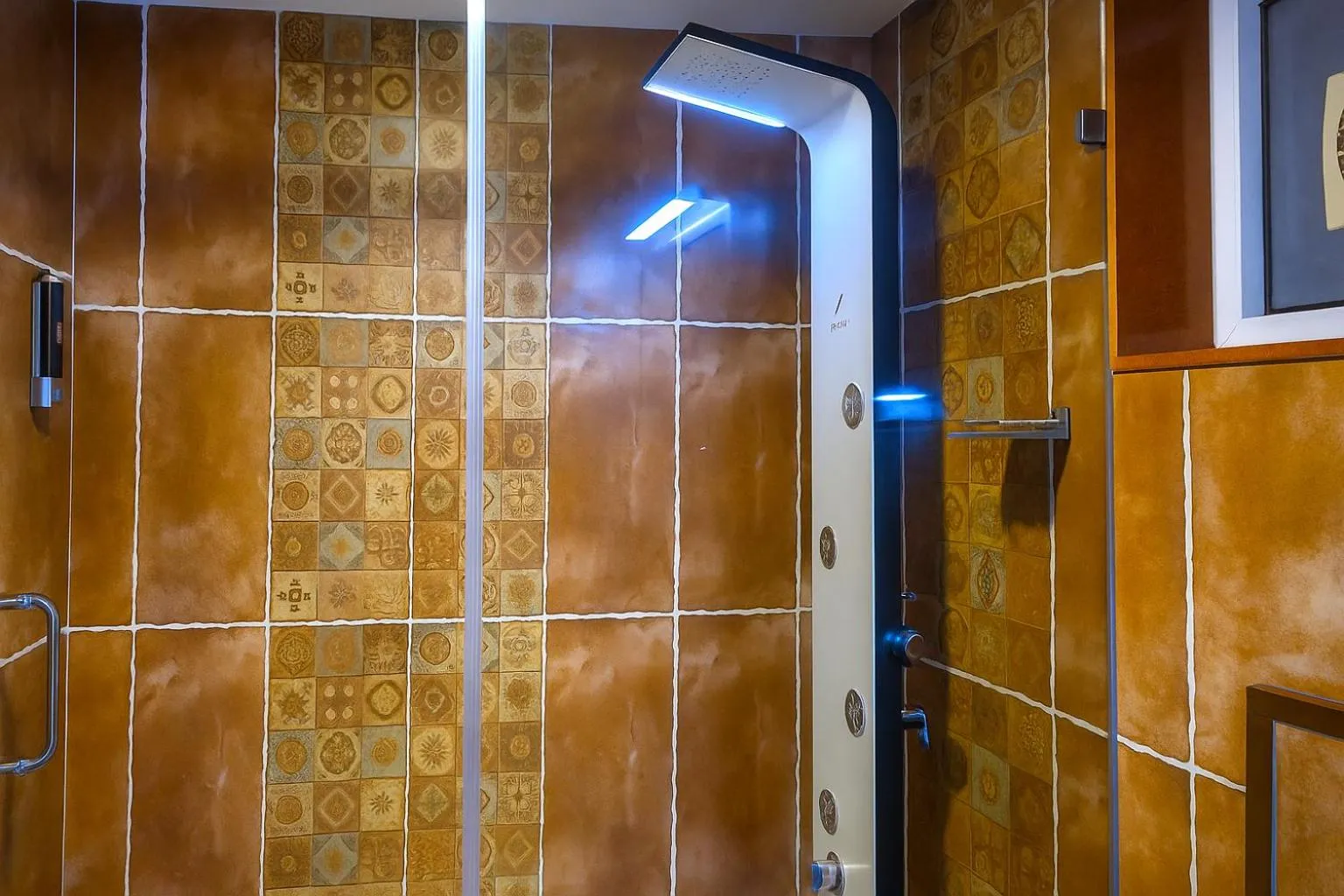 Shower in Resort Terra Paraiso Goa - A Beach Property