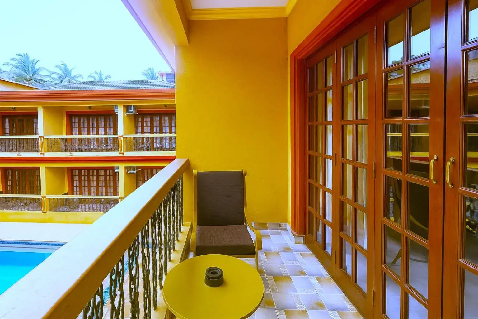 Executive Room with Pool View in Resort Terra Paraiso Goa - A Beach Property Executive Room with Pool View in Resort Terra Paraiso Goa - A Beach Property