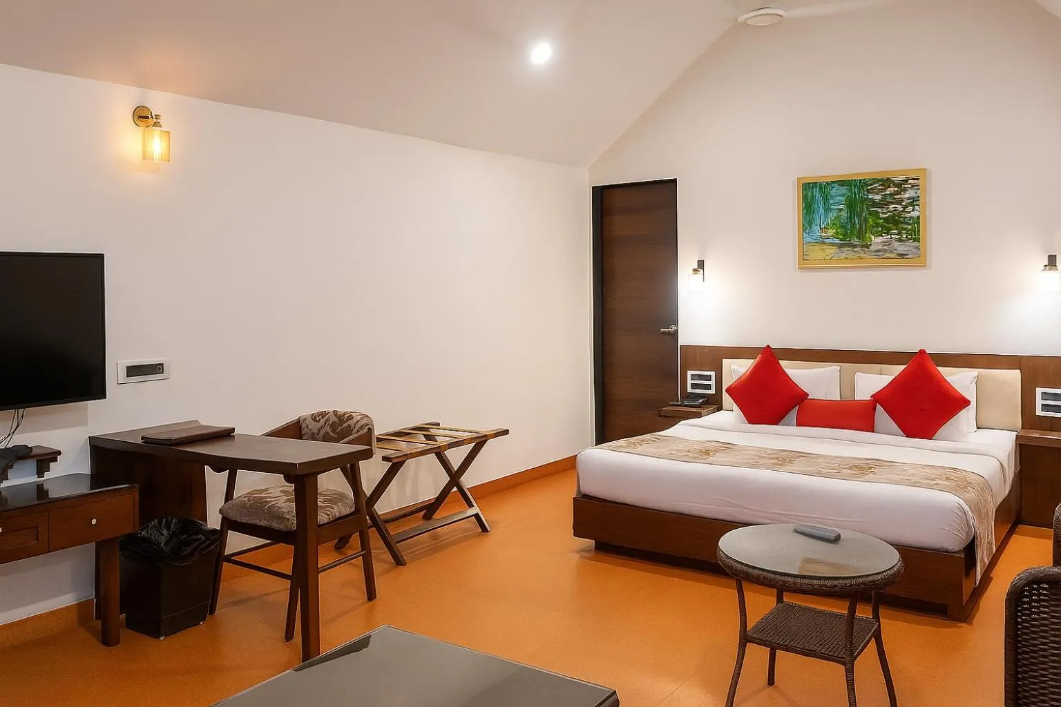 Bedroom, Bed in Resort Terra Paraiso Goa - A Beach Property