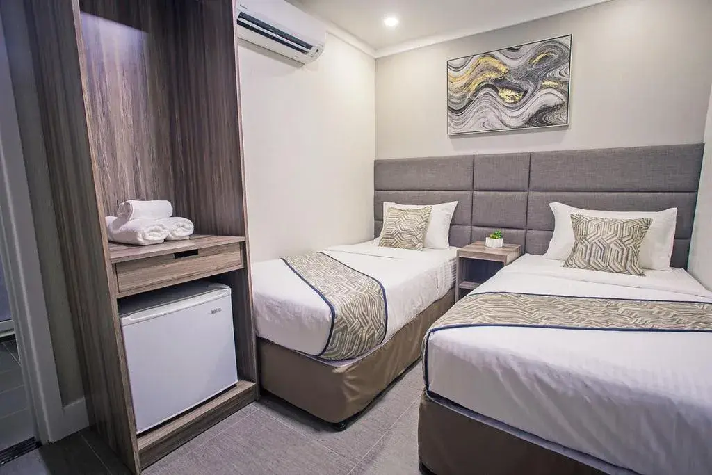 Bed in Anika Suites Bed in Anika Suites