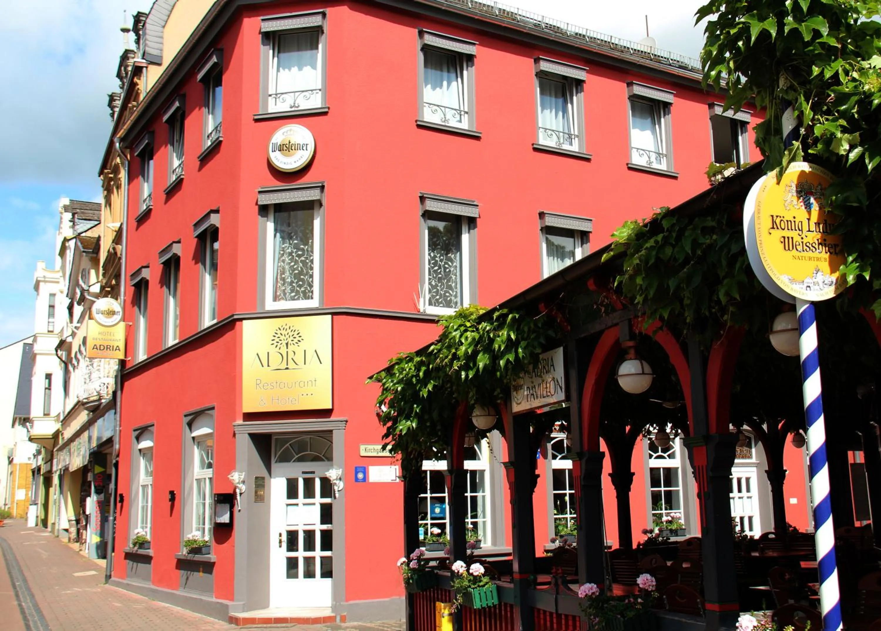 Property building in Hotel Restaurant Adria Kroatien