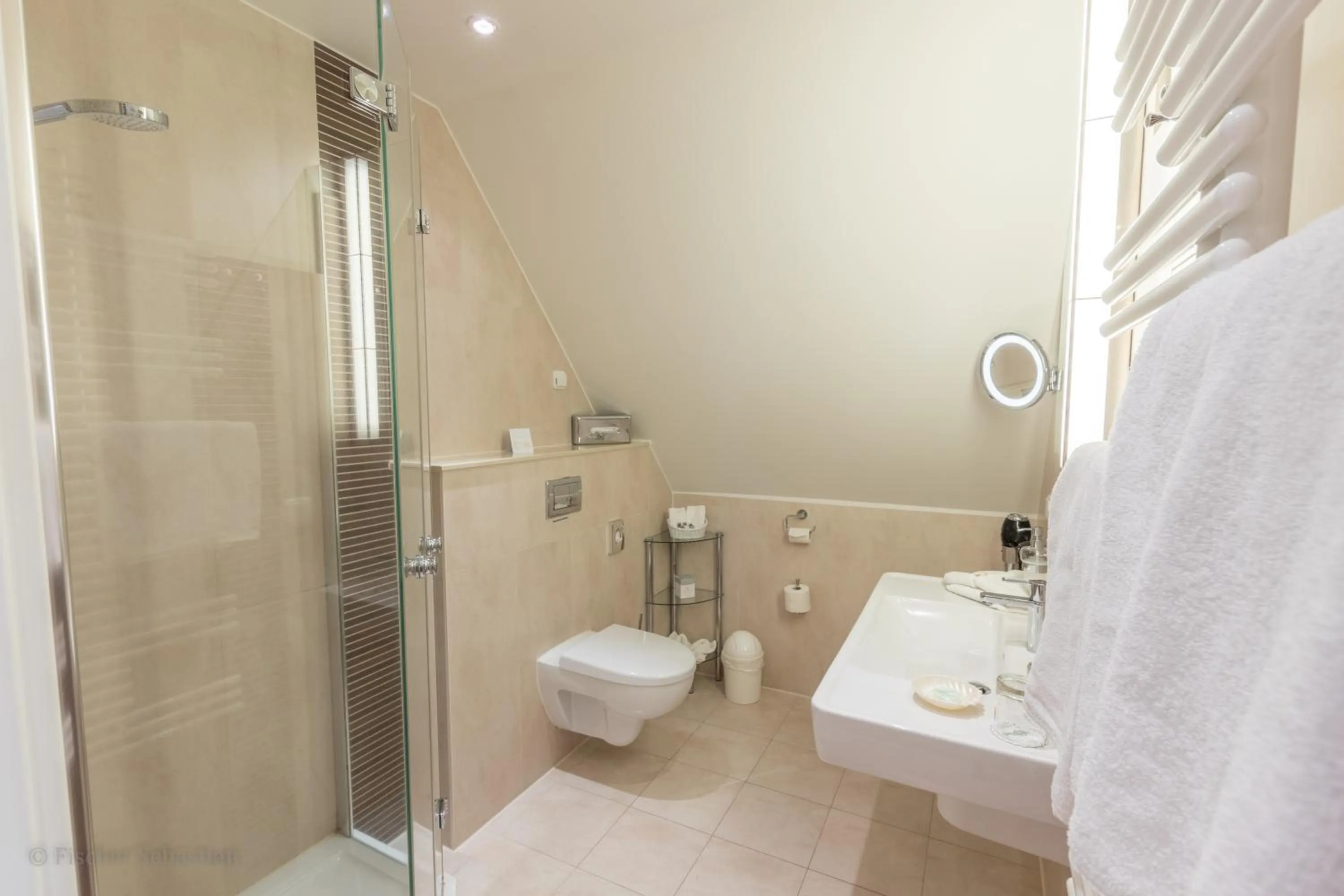 Bathroom in Romantik Hotel Namenlos