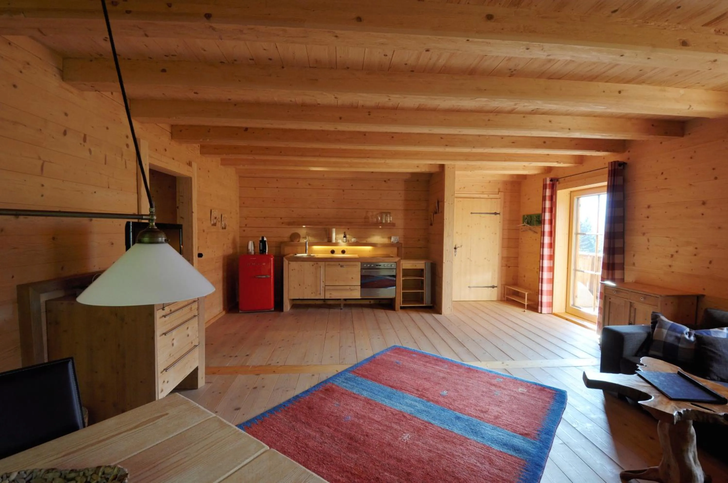 Kitchen or kitchenette, Bed in Sonnenplatzl im Zillertal