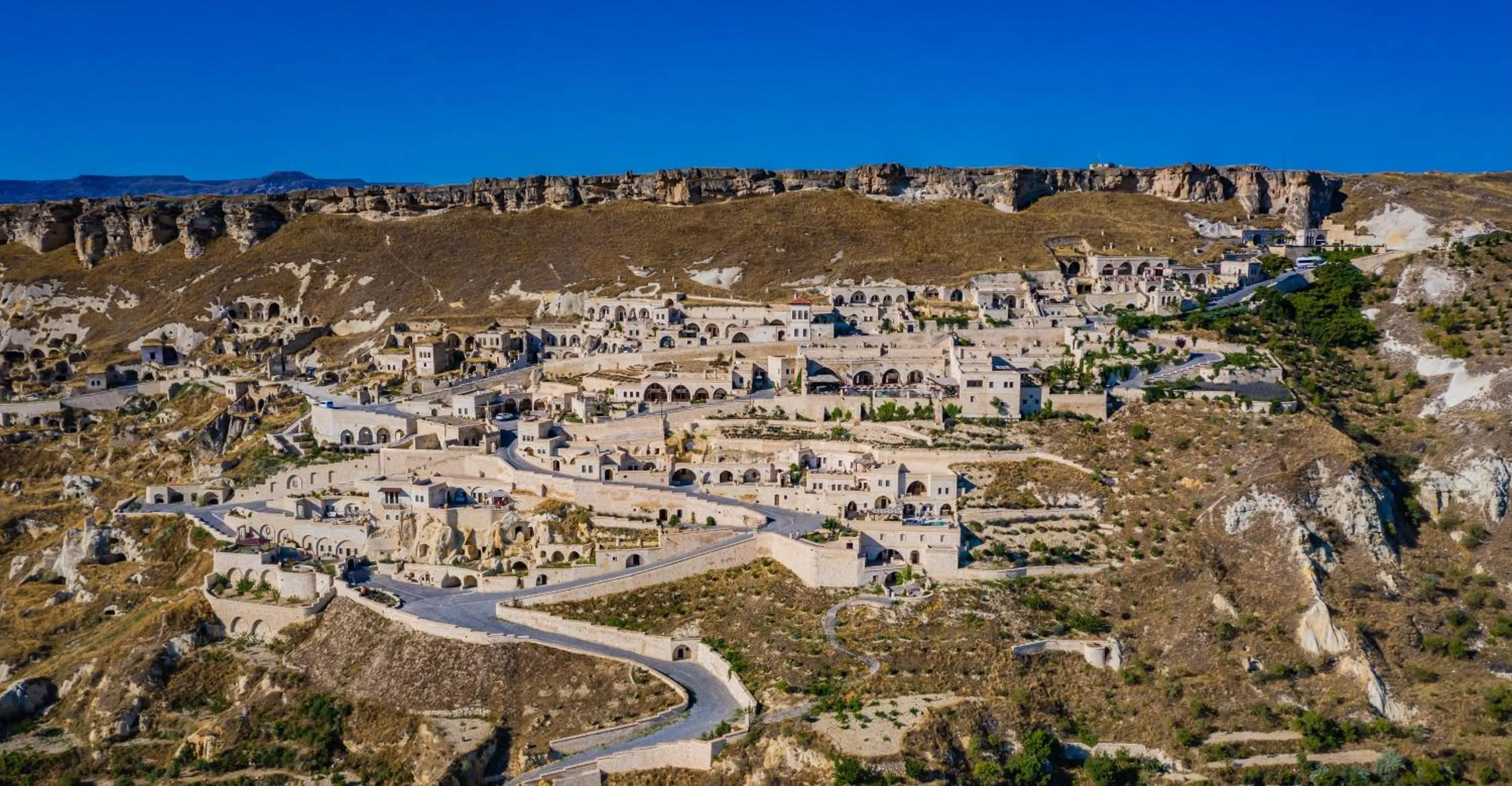 Bird's eye view in Kayakapi Premium Caves Cappadocia
