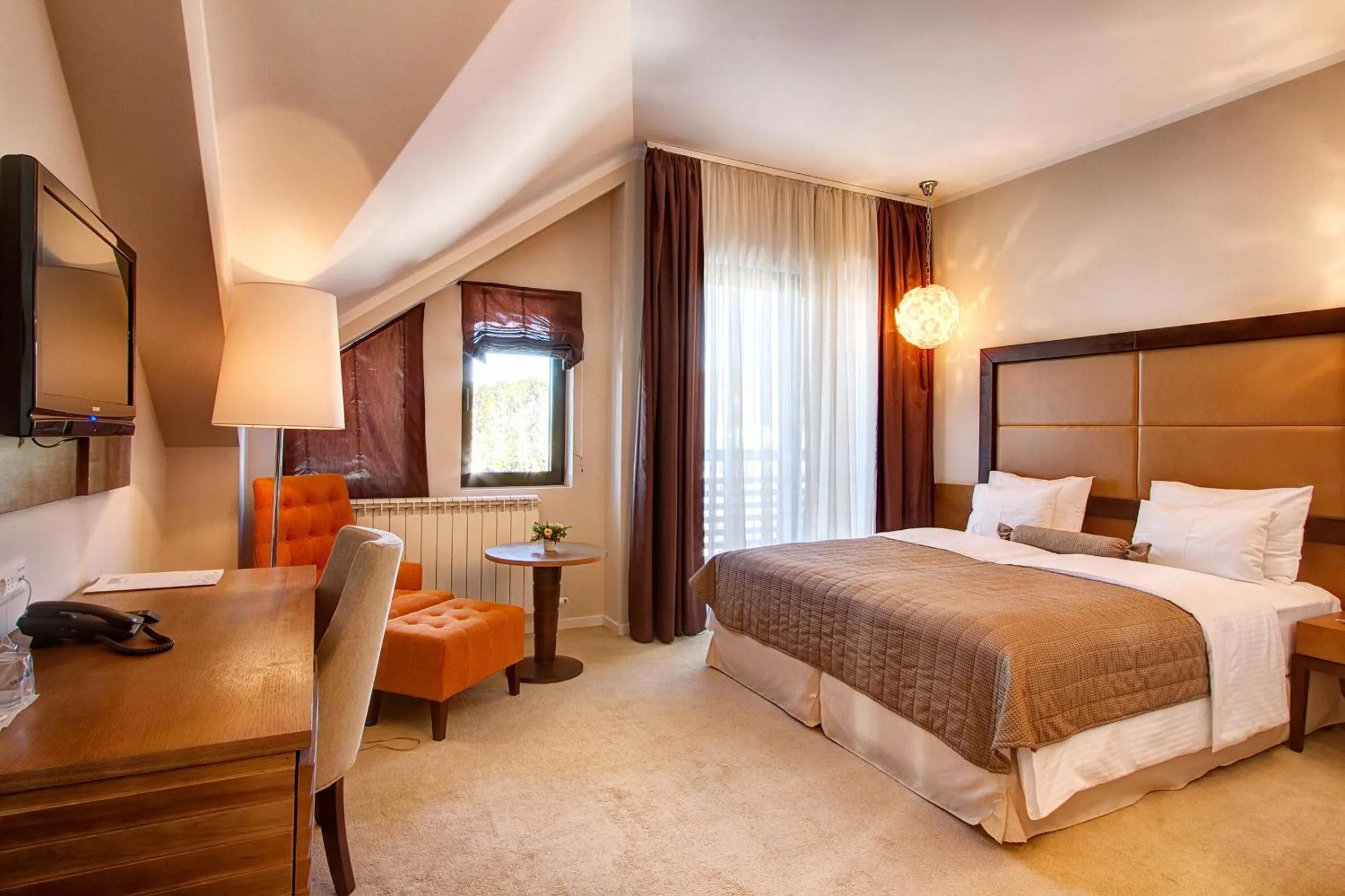 Decorative detail, Bed in Hotel MIR