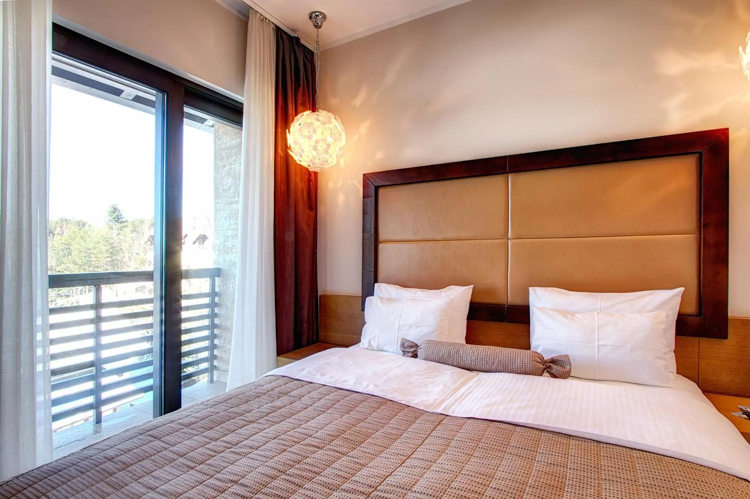 Decorative detail, Bed in Hotel MIR